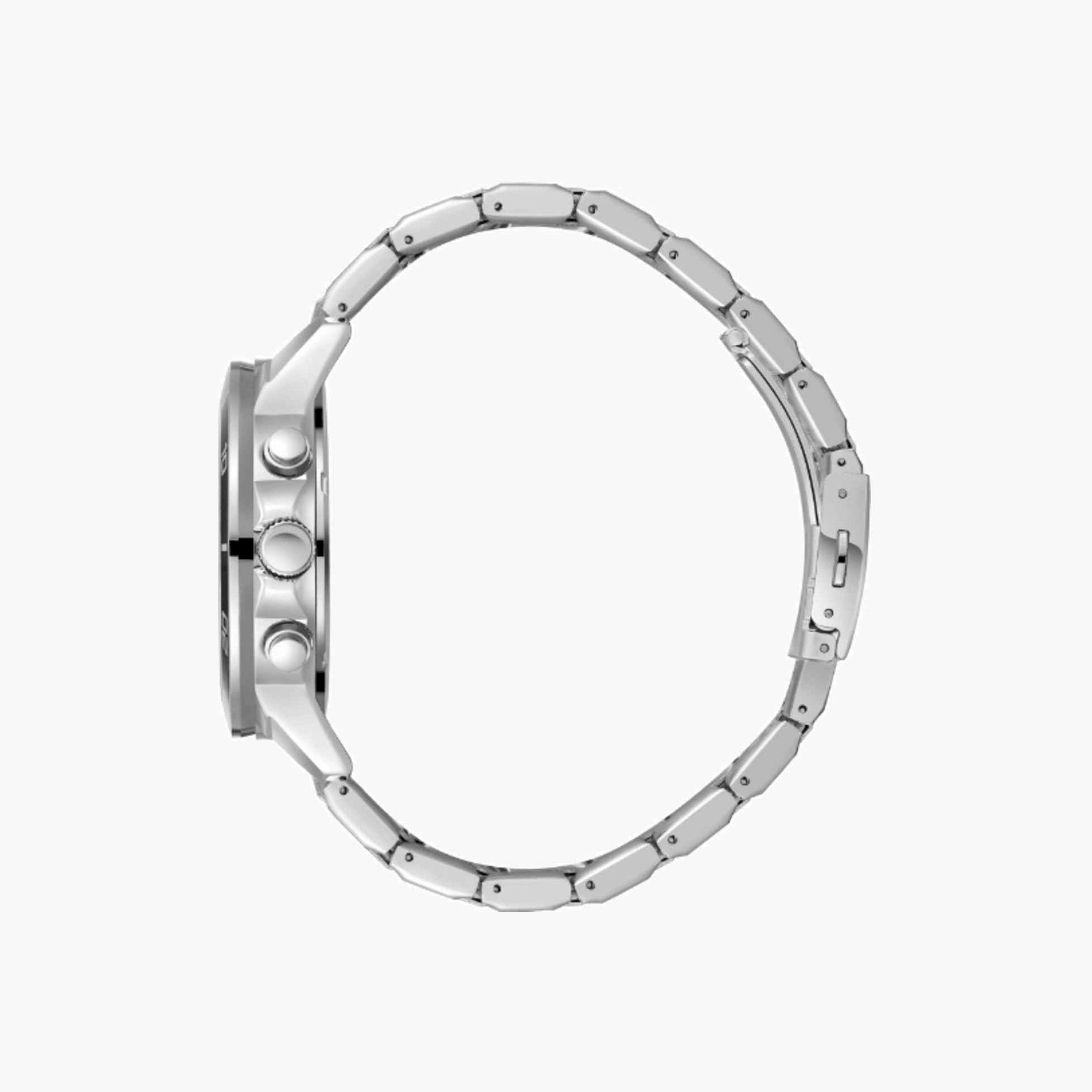 Lee Cooper Men's 42MM Silver Chronograph Metal Strap Watch | LC08106.350-men-watchesandjewellery-watches-image-3