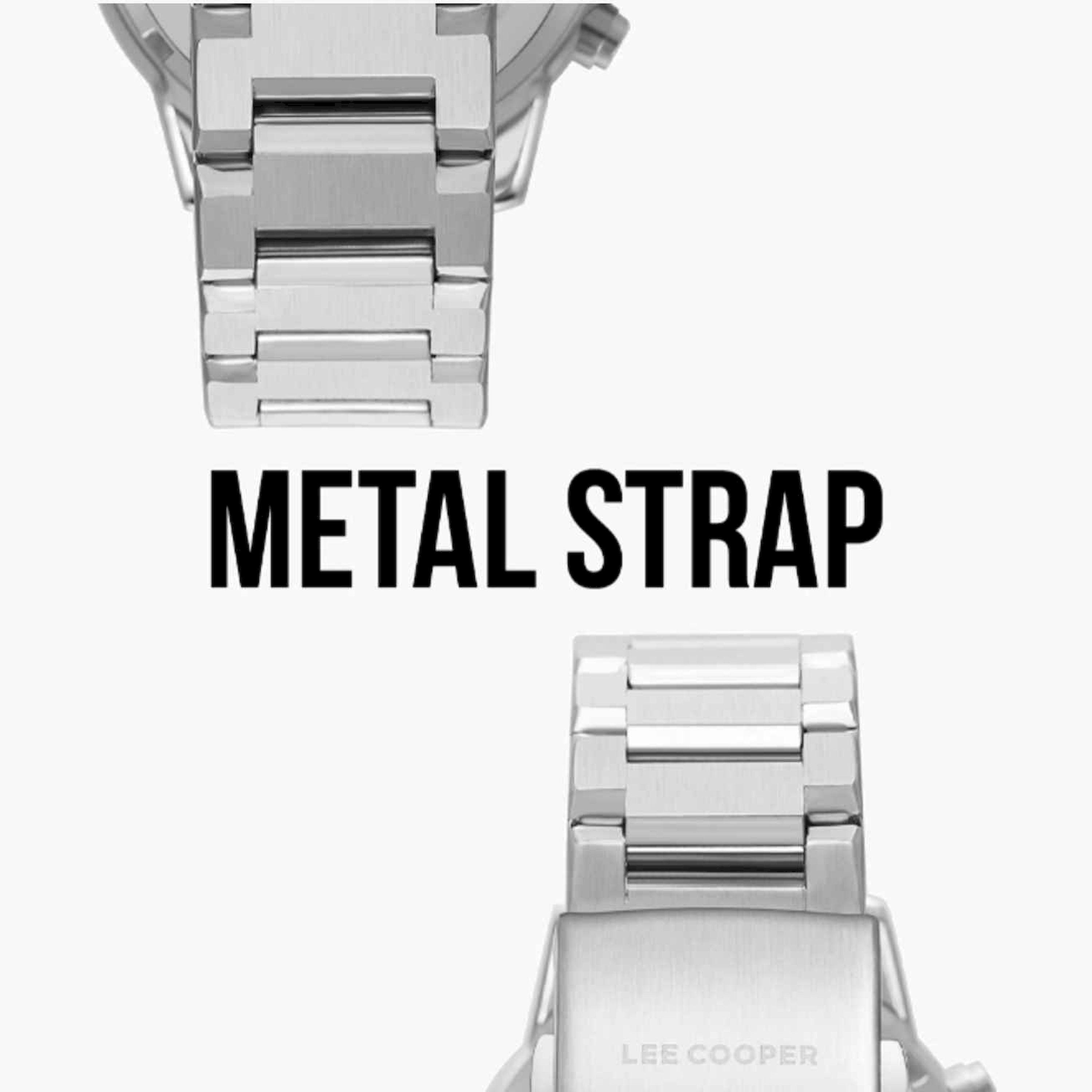Lee Cooper Men's 42MM Silver Chronograph Metal Strap Watch | LC08106.350-men-watchesandjewellery-watches-image-7