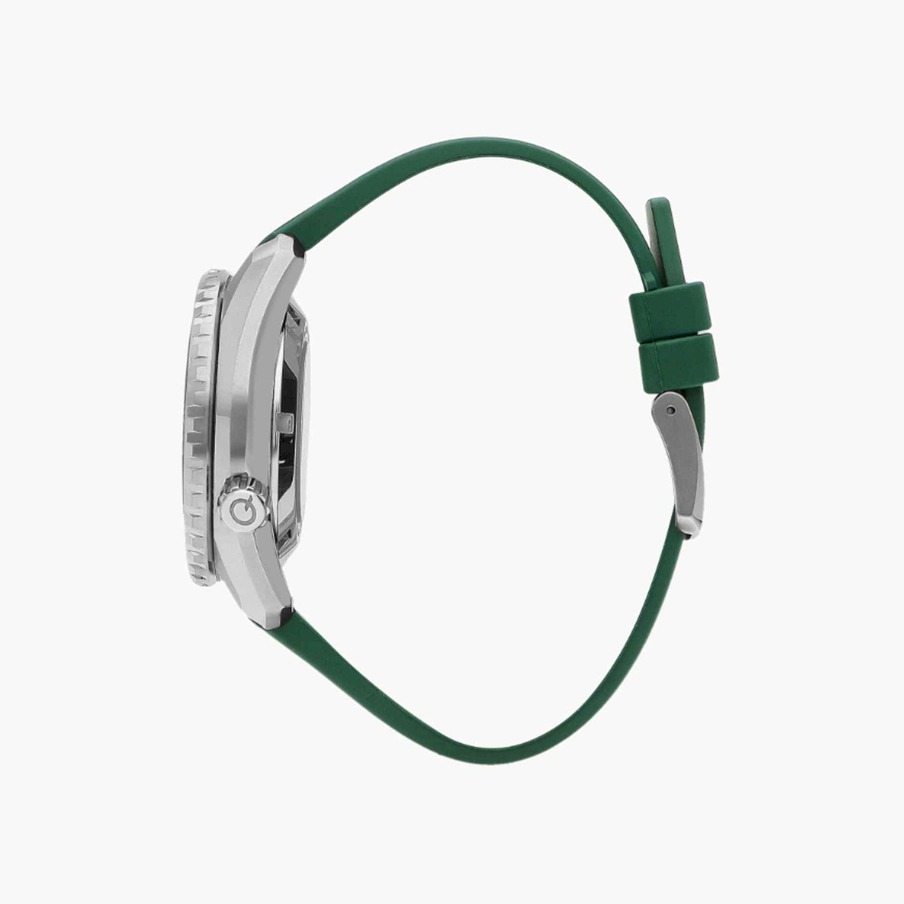 Quantum Men's 42MM Green Automatic Silicone Strap Watch | QMG1105.375-men-watchesandjewellery-watches-image-2
