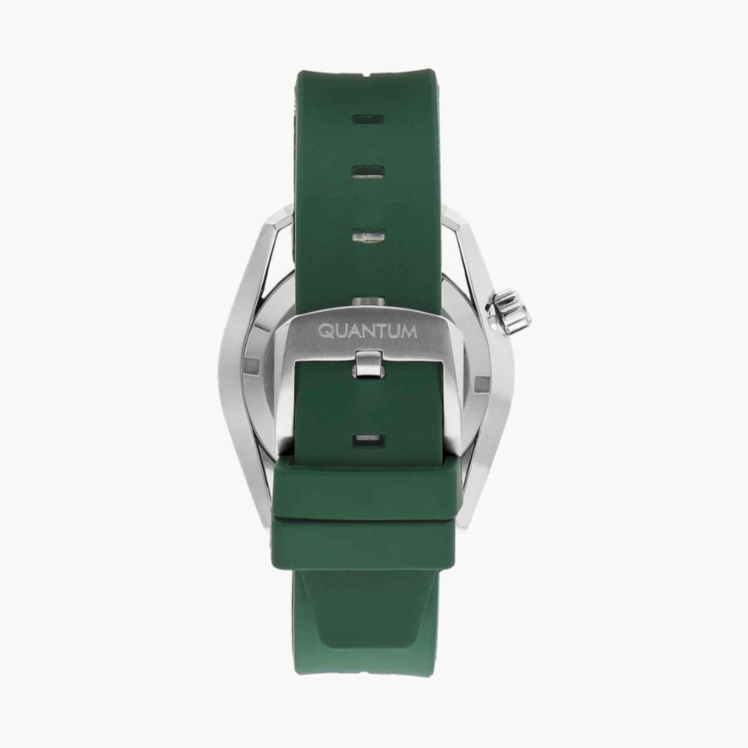Quantum Men's 42MM Green Automatic Silicone Strap Watch | QMG1105.375-men-watchesandjewellery-watches-image-3