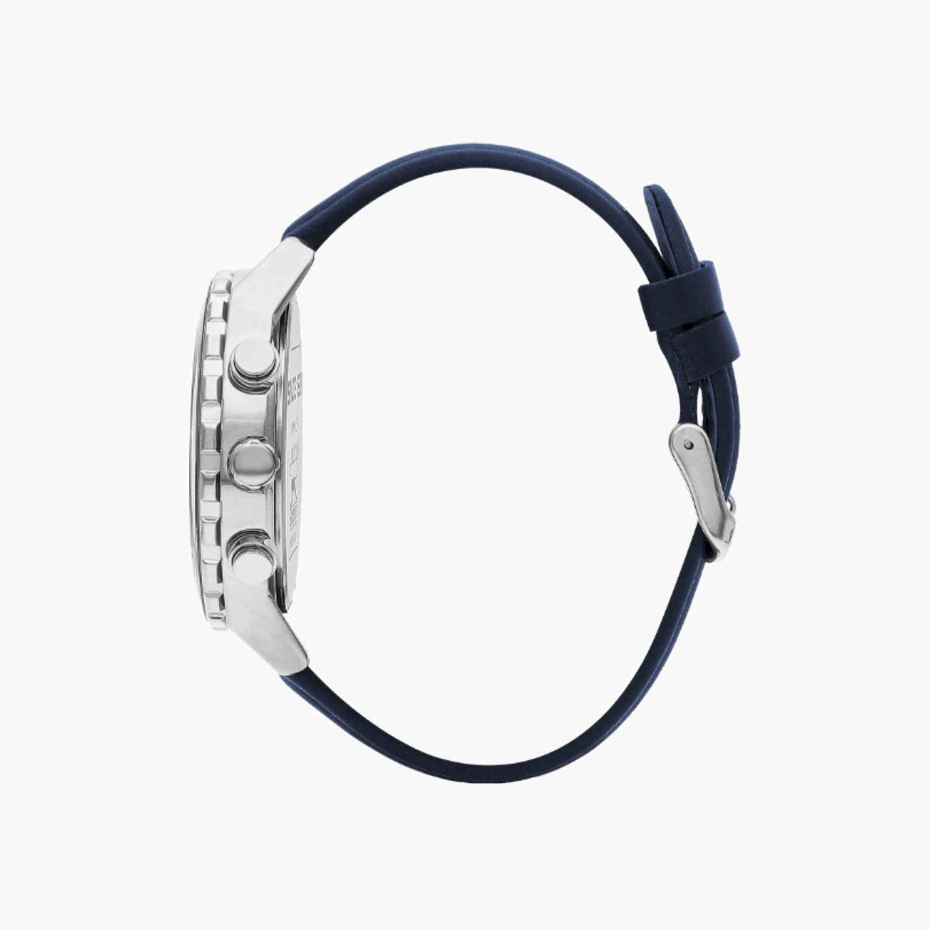 Slazenger Men's 46MM Blue Analog Leather Strap Watch | SL.9.2237.2.02-men-watchesandjewellery-watches-image-2