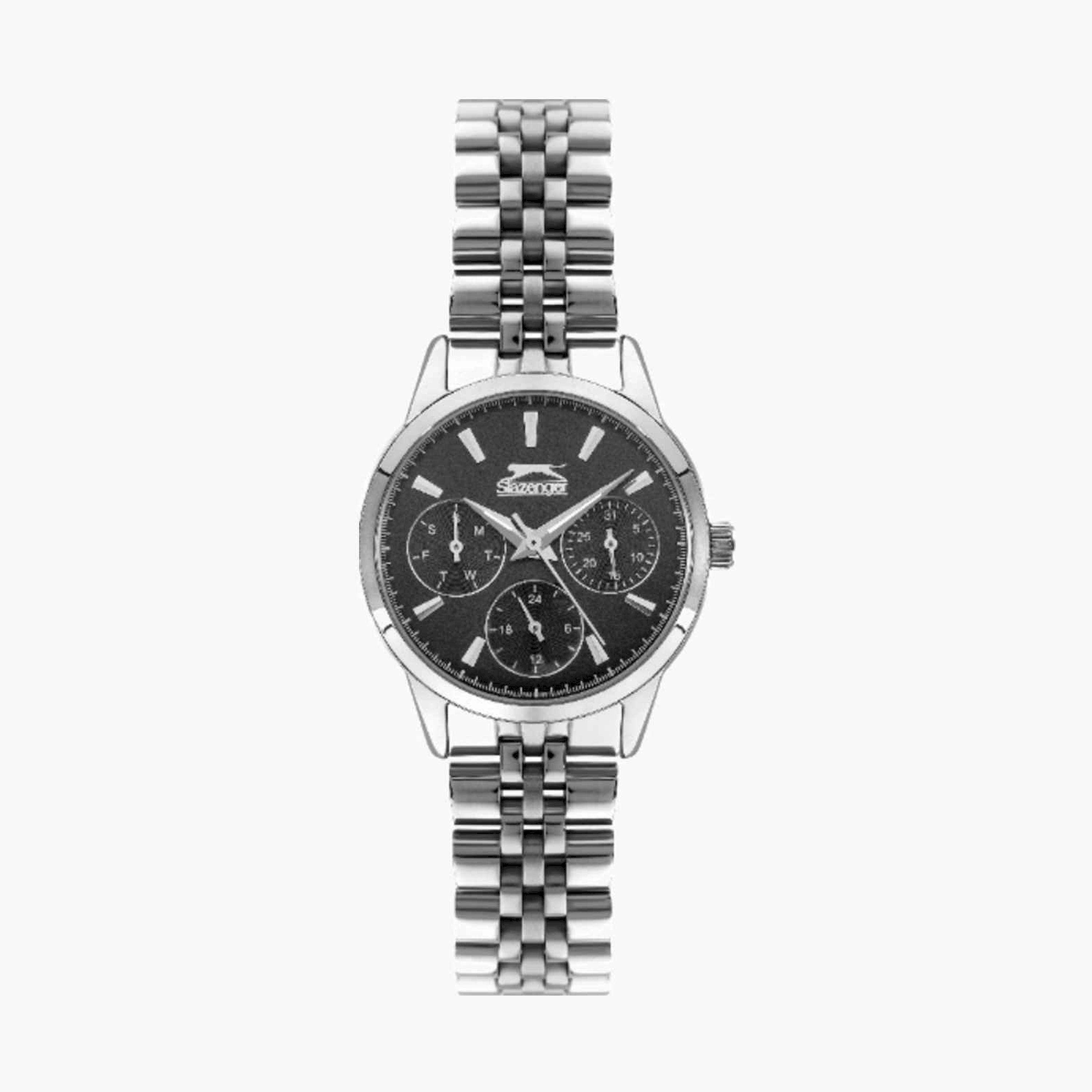 Slazenger Women's 33MM Silver Chronograph Metal Strap Watch | SL.9.6533.4.05-women-watchesandjewellery-watches-image-1