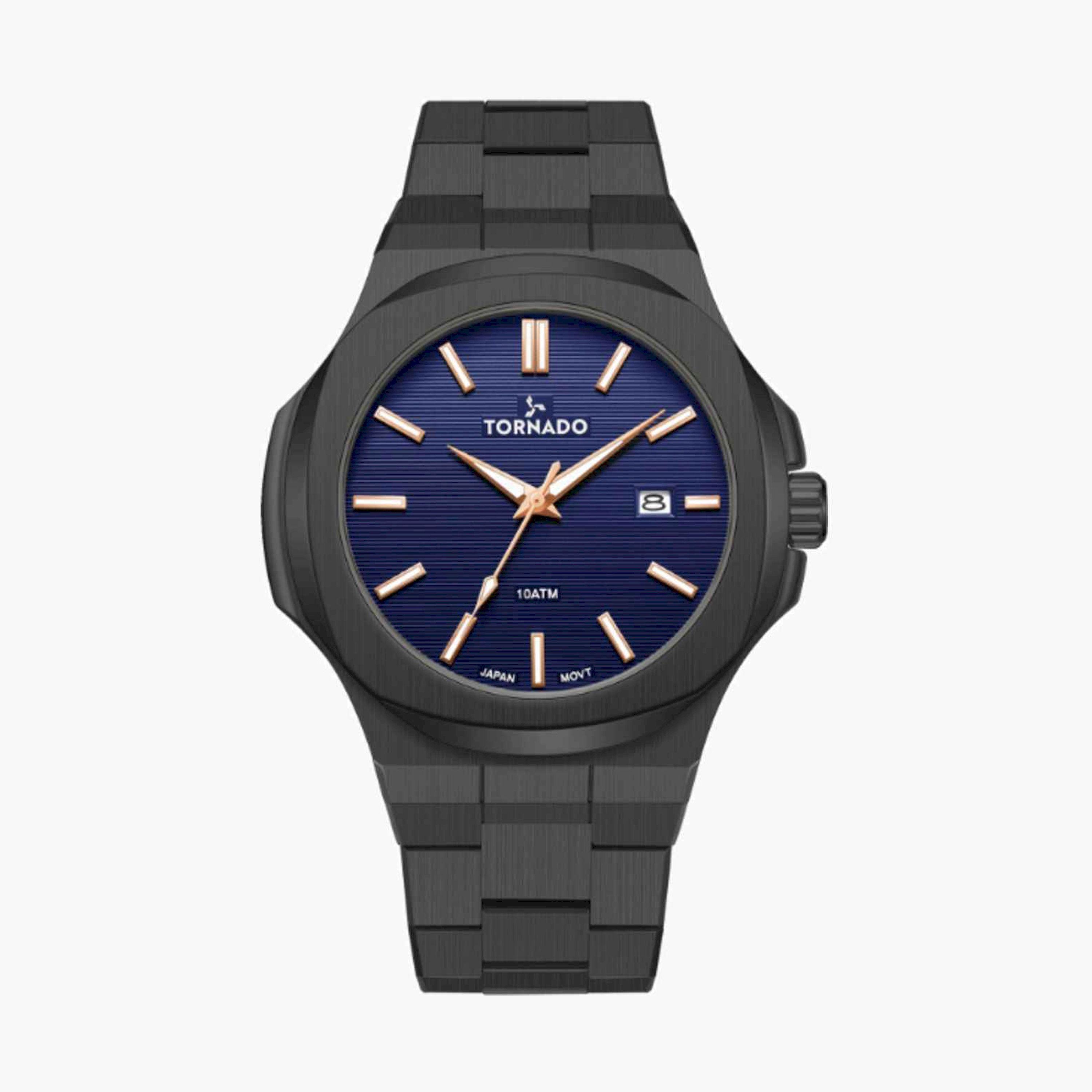 تورنيدو- ساعة رجالية تناظرية ستانلس ستيل لون رمادي  43مم | T21001-XBXNK-men-watchesandjewellery-watches-image-1