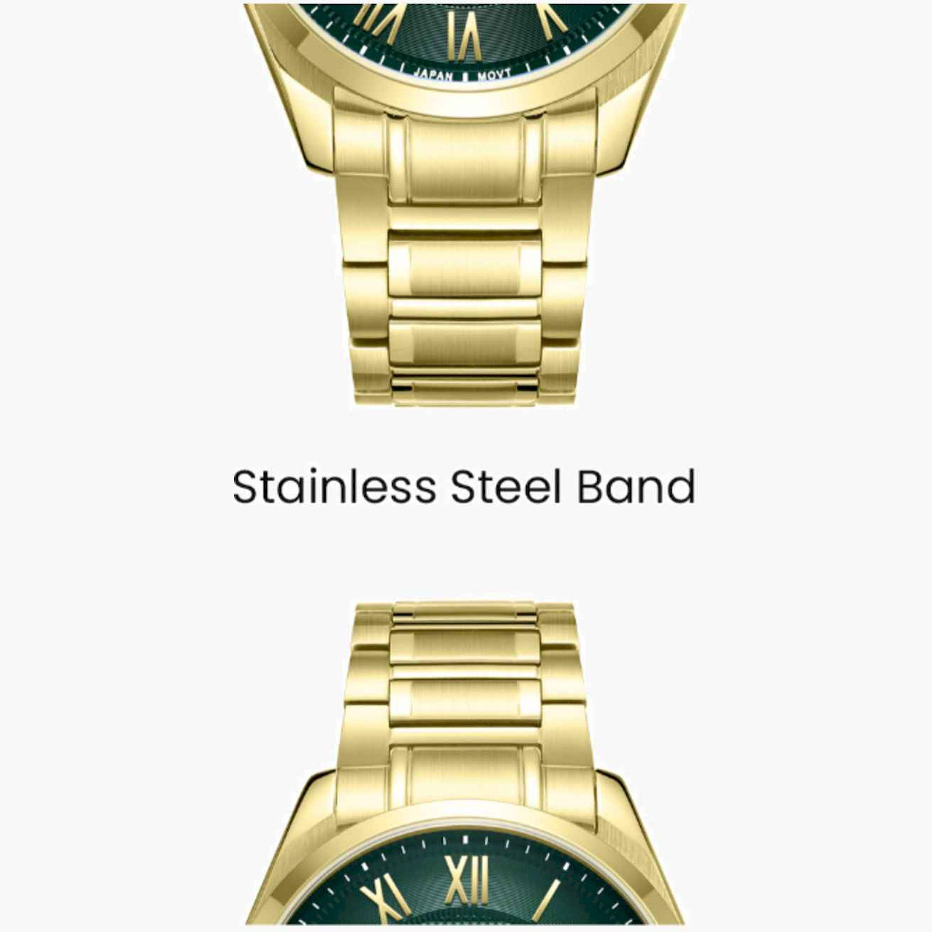 Tornado Men's 48MM Gold Analog Stainless Steel Strap Watch | T8007-GBGH-men-watchesandjewellery-watches-image-6