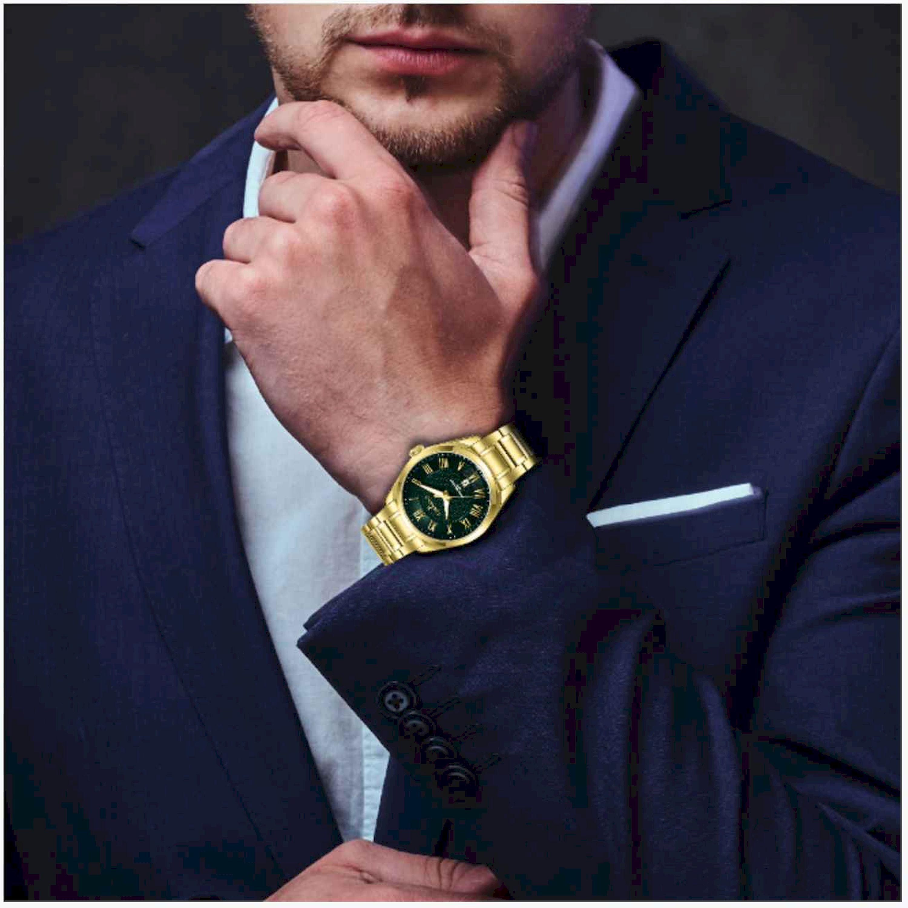 Tornado Men's 48MM Gold Analog Stainless Steel Strap Watch | T8007-GBGH-men-watchesandjewellery-watches-image-7