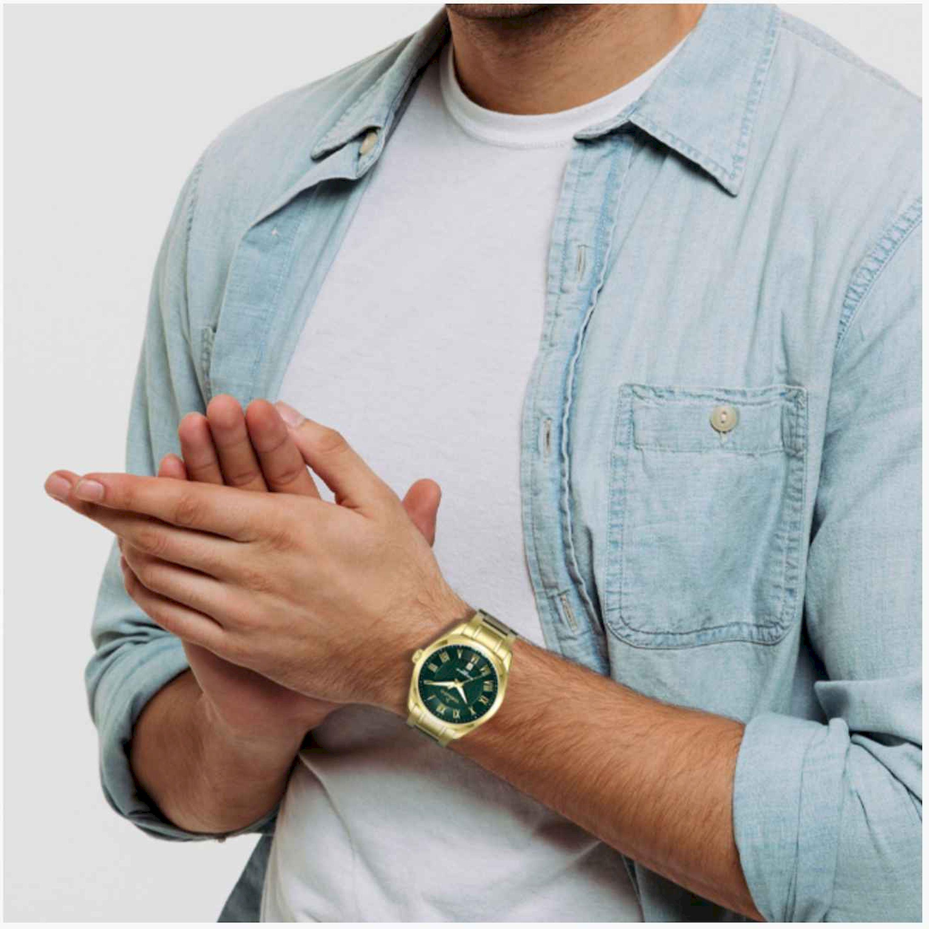 Tornado Men's 48MM Gold Analog Stainless Steel Strap Watch | T8007-GBGH-men-watchesandjewellery-watches-image-8