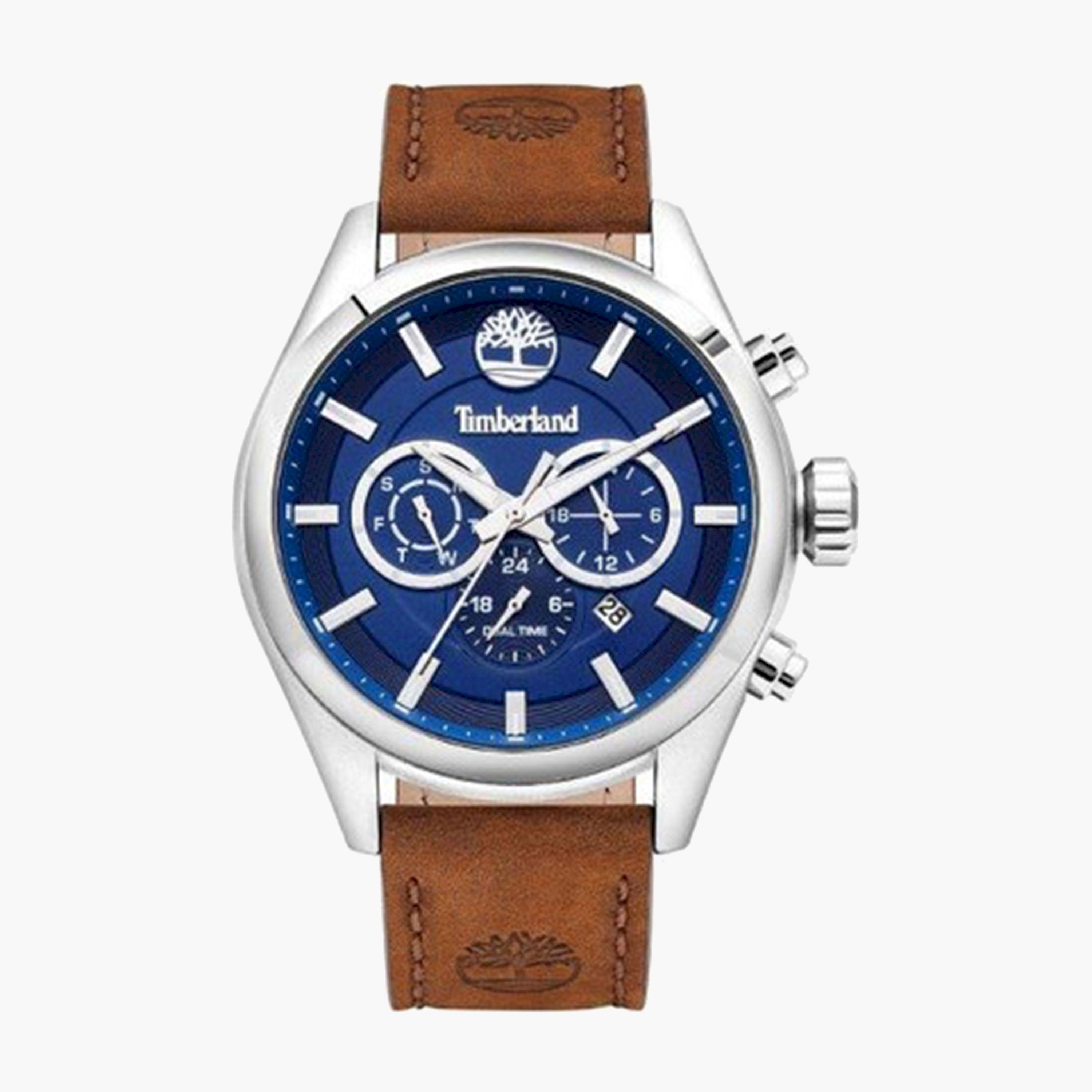 تيمبرلاند- ساعة رجالية كرونوغراف 46 مم سوار جلدي لون بني | TTBL16062JYS-03-men-watchesandjewellery-watches-image-1