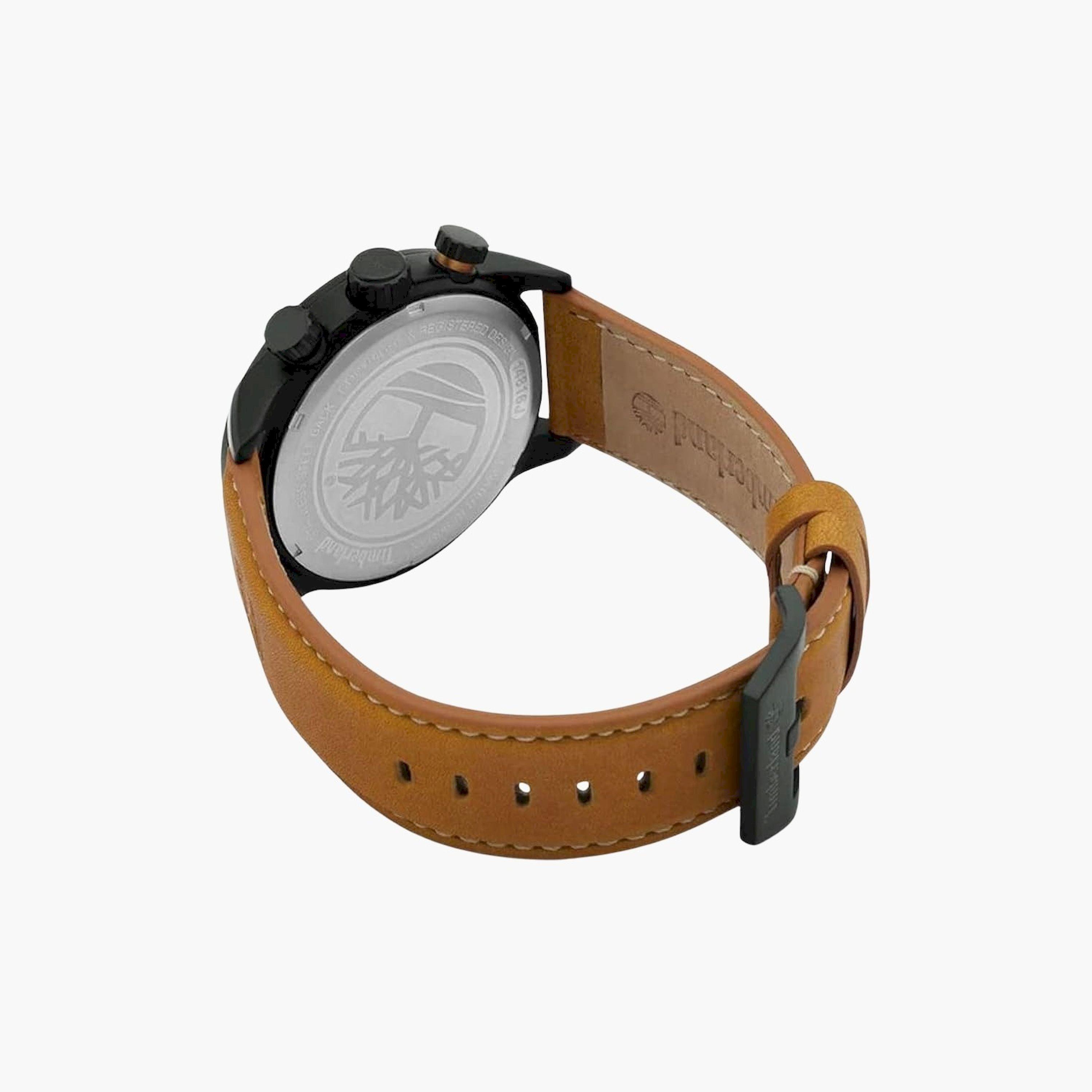 تيمبرلاند- ساعة رجالية كرونوغراف 46 مم سوار جلدي لون بني | TTBL16062JYS-03-men-watchesandjewellery-watches-image-3