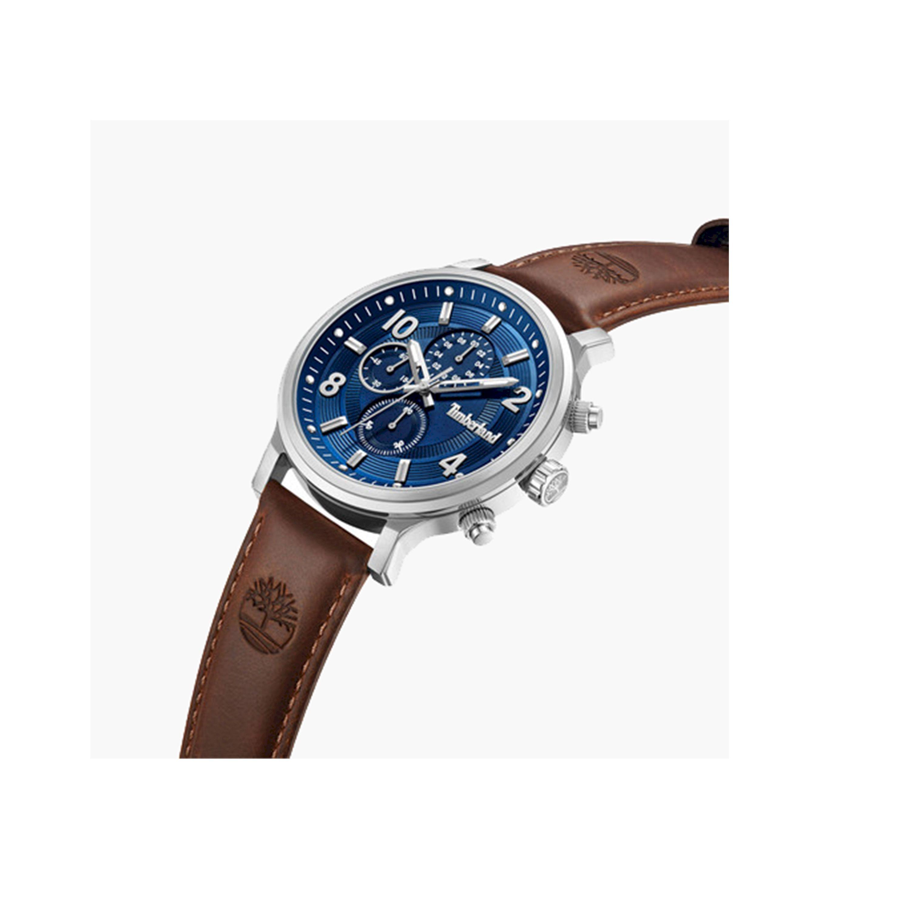 تيمبرلاند- ساعة رجالية كرونوغراف 46 مم سوار جلدي لون بني | TDWGF0055702-men-watchesandjewellery-watches-image-2