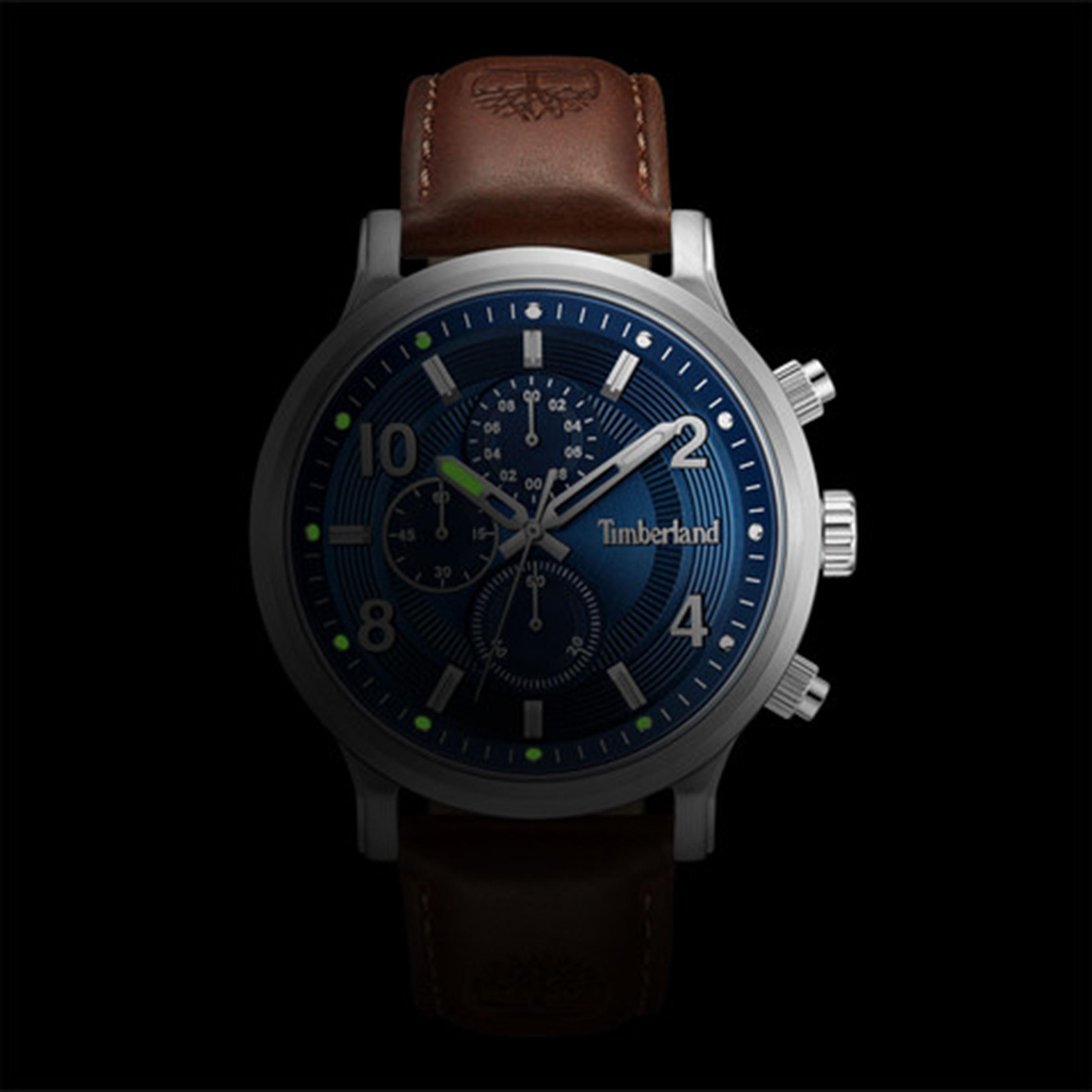تيمبرلاند- ساعة رجالية كرونوغراف 46 مم سوار جلدي لون بني | TDWGF0055702-men-watchesandjewellery-watches-image-6