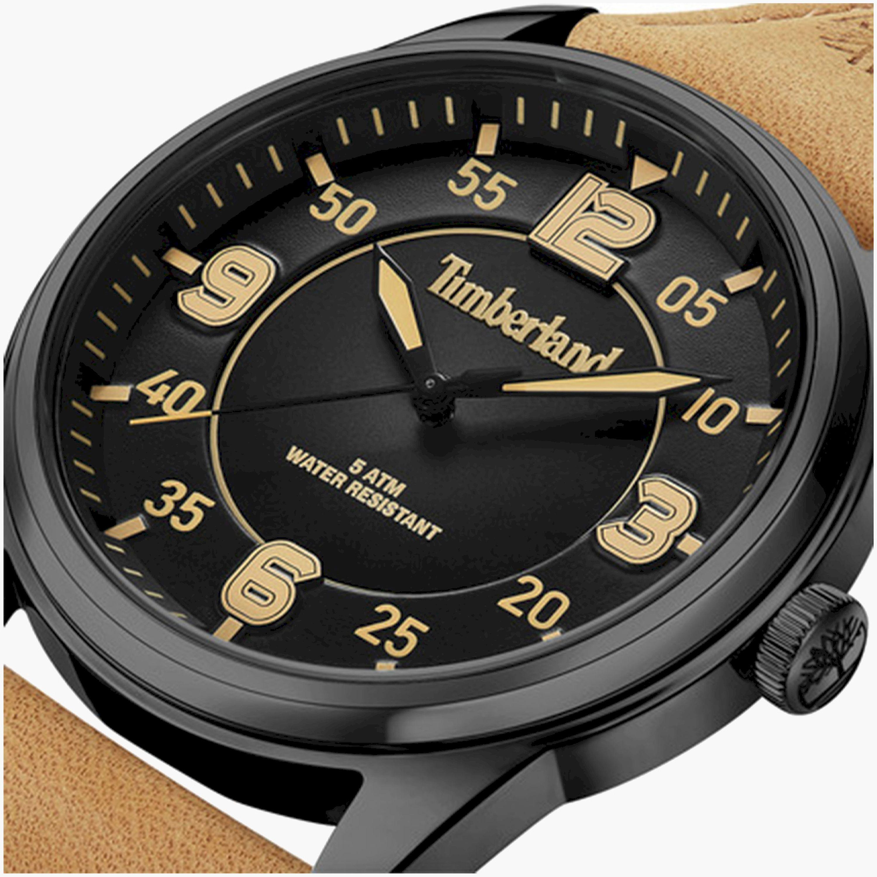 Timberland Eastport Men's 45MM Beige Analog Leather Strap Watch | TDWGA0040903-men-watchesandjewellery-watches-image-4
