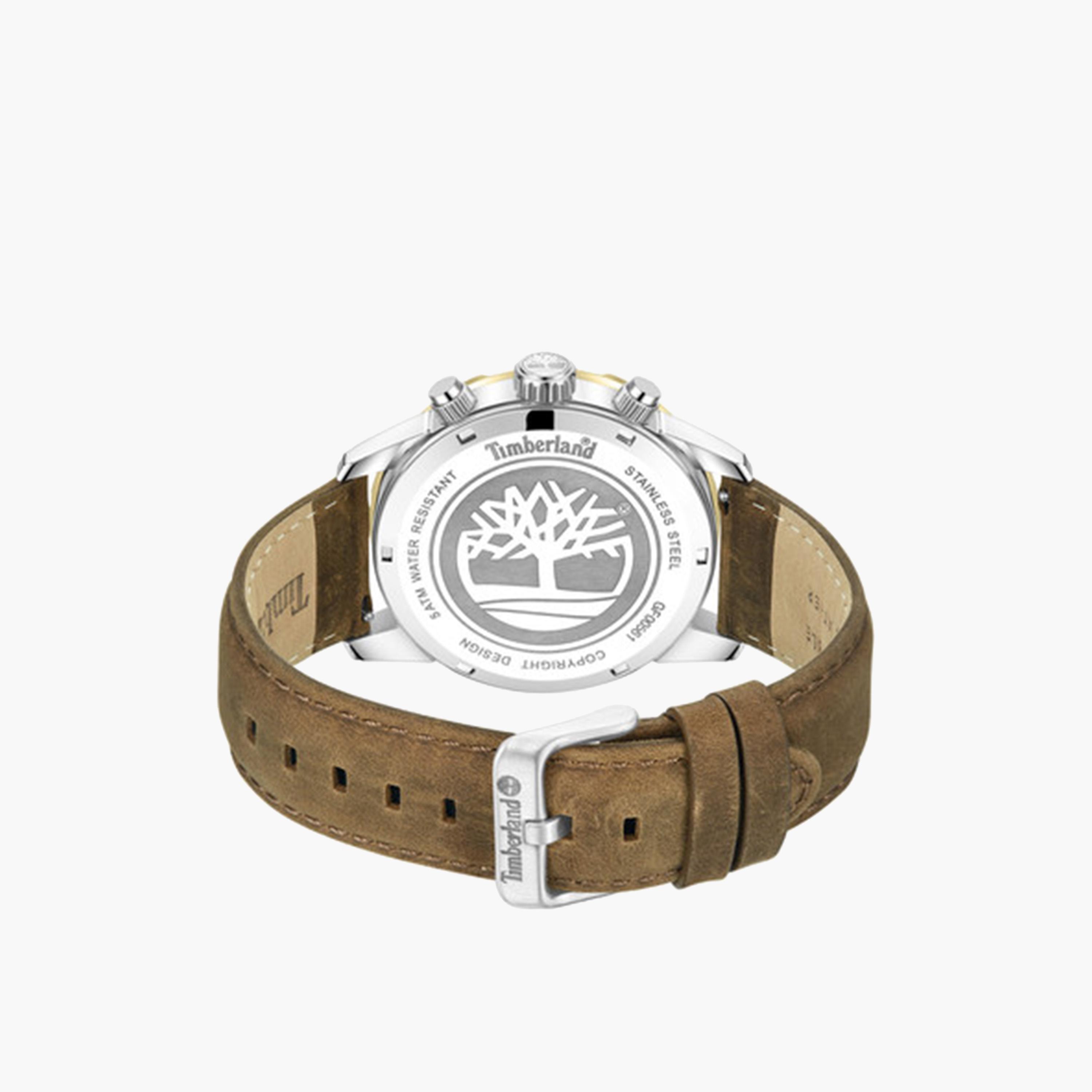 تيمبرلاند- ساعة رجالية كرونوغراف 46 مم سوار جلدي لون بني | TDWGF0056102-men-watchesandjewellery-watches-image-3