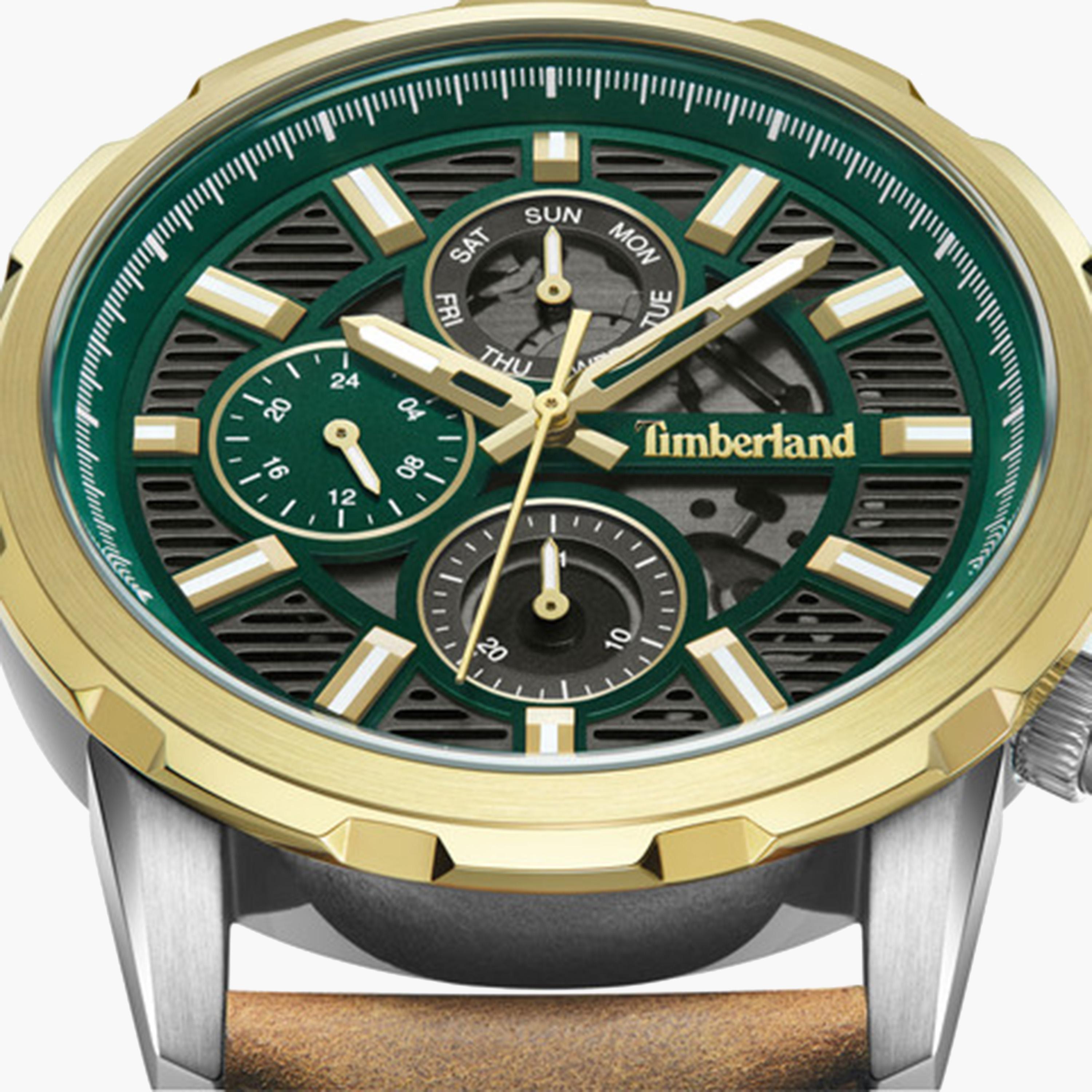 تيمبرلاند- ساعة رجالية كرونوغراف 46 مم سوار جلدي لون بني | TDWGF0056102-men-watchesandjewellery-watches-image-4