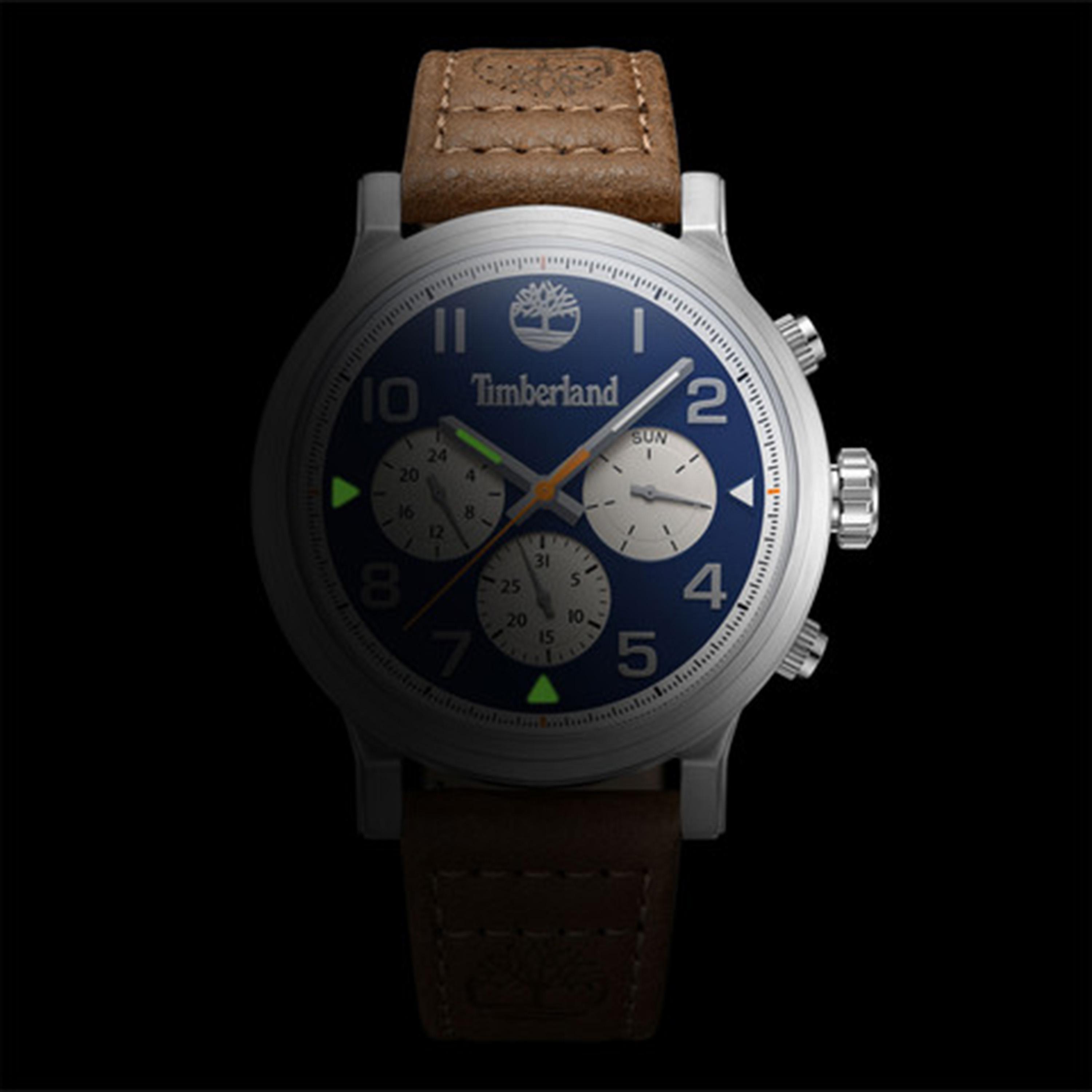 تيمبرلاند- ساعة رجالية كرونوغراف 46 مم سوار جلدي لون بني | TDWGF0028904-men-watchesandjewellery-watches-image-6