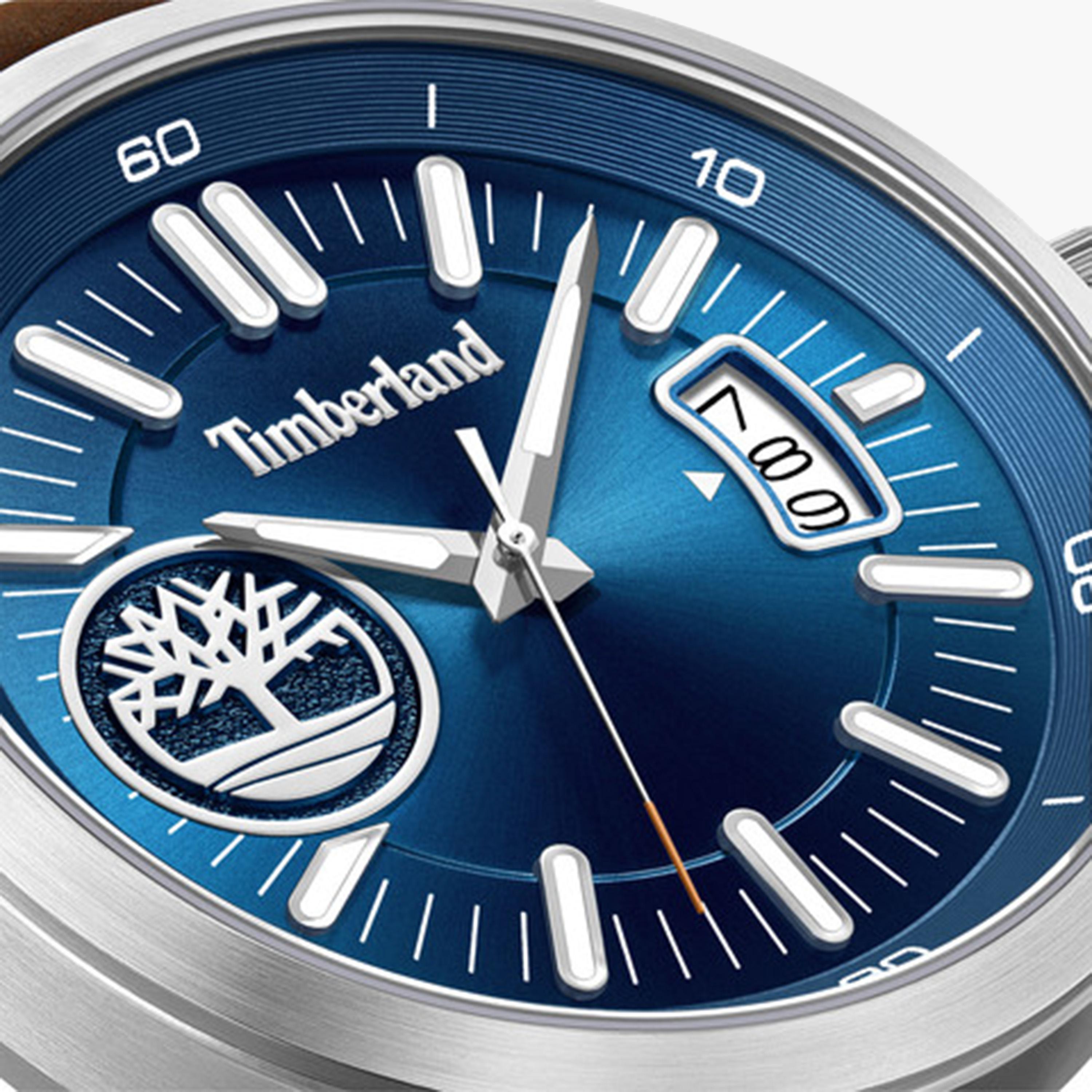 تيمبرلاند- ساعة رجالية تناظرية 45 مم سوار جلدي لون بني | TDWGB0041005-men-watchesandjewellery-watches-image-4