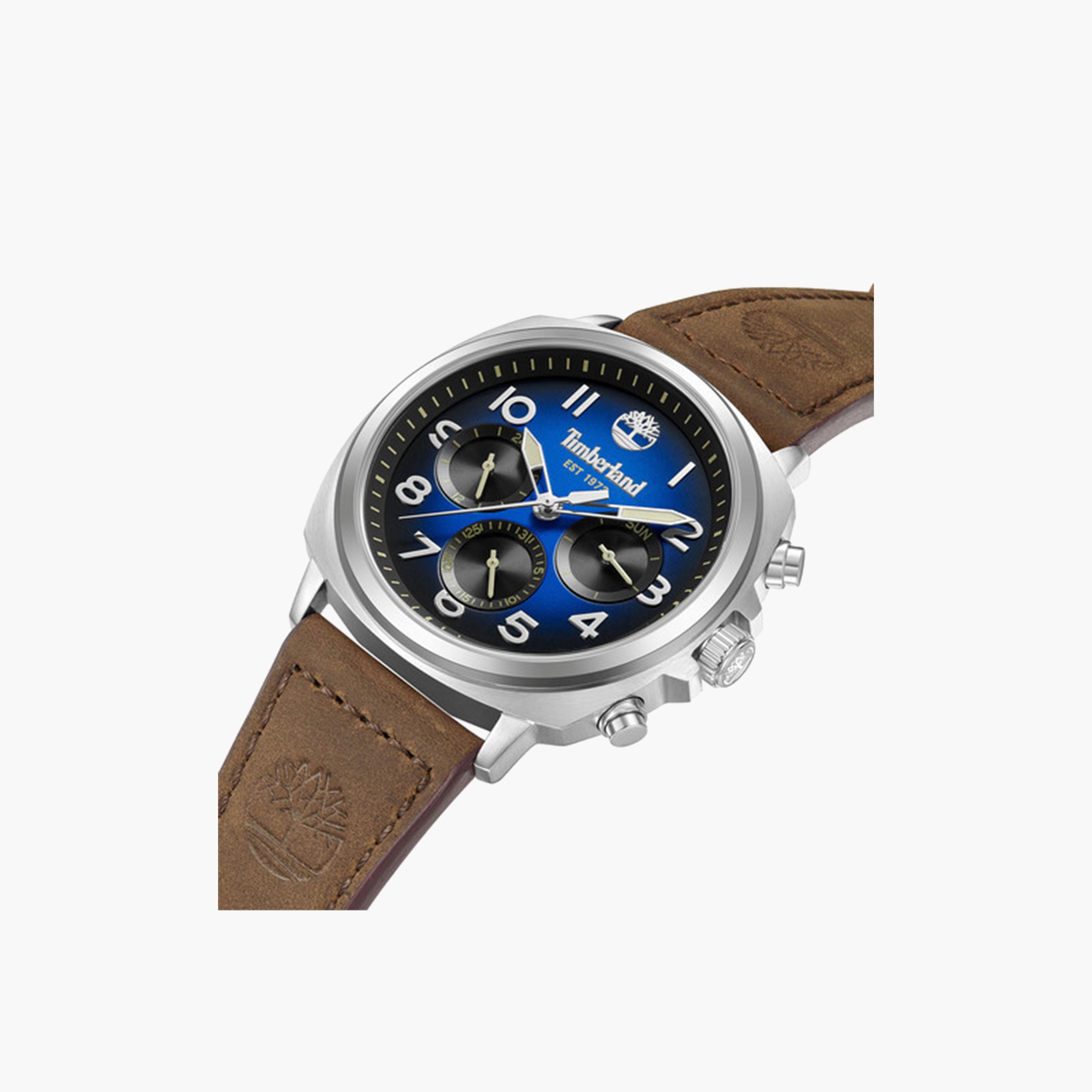 تيمبرلاند- ساعة رجالية كرونوغراف 44 مم سوار جلدي لون بني | TDWGB0042007-men-watchesandjewellery-watches-image-2