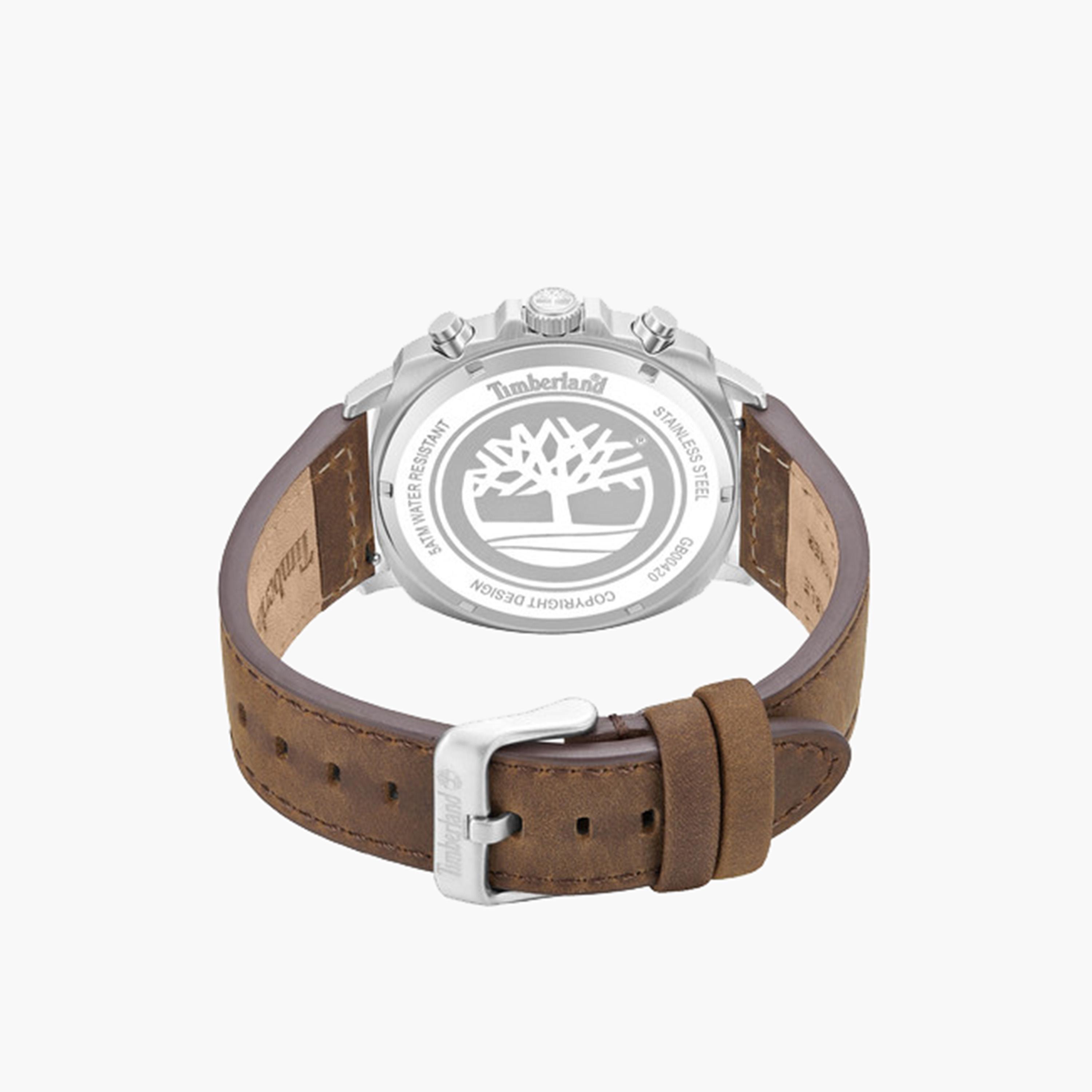 تيمبرلاند- ساعة رجالية كرونوغراف 44 مم سوار جلدي لون بني | TDWGB0042007-men-watchesandjewellery-watches-image-3