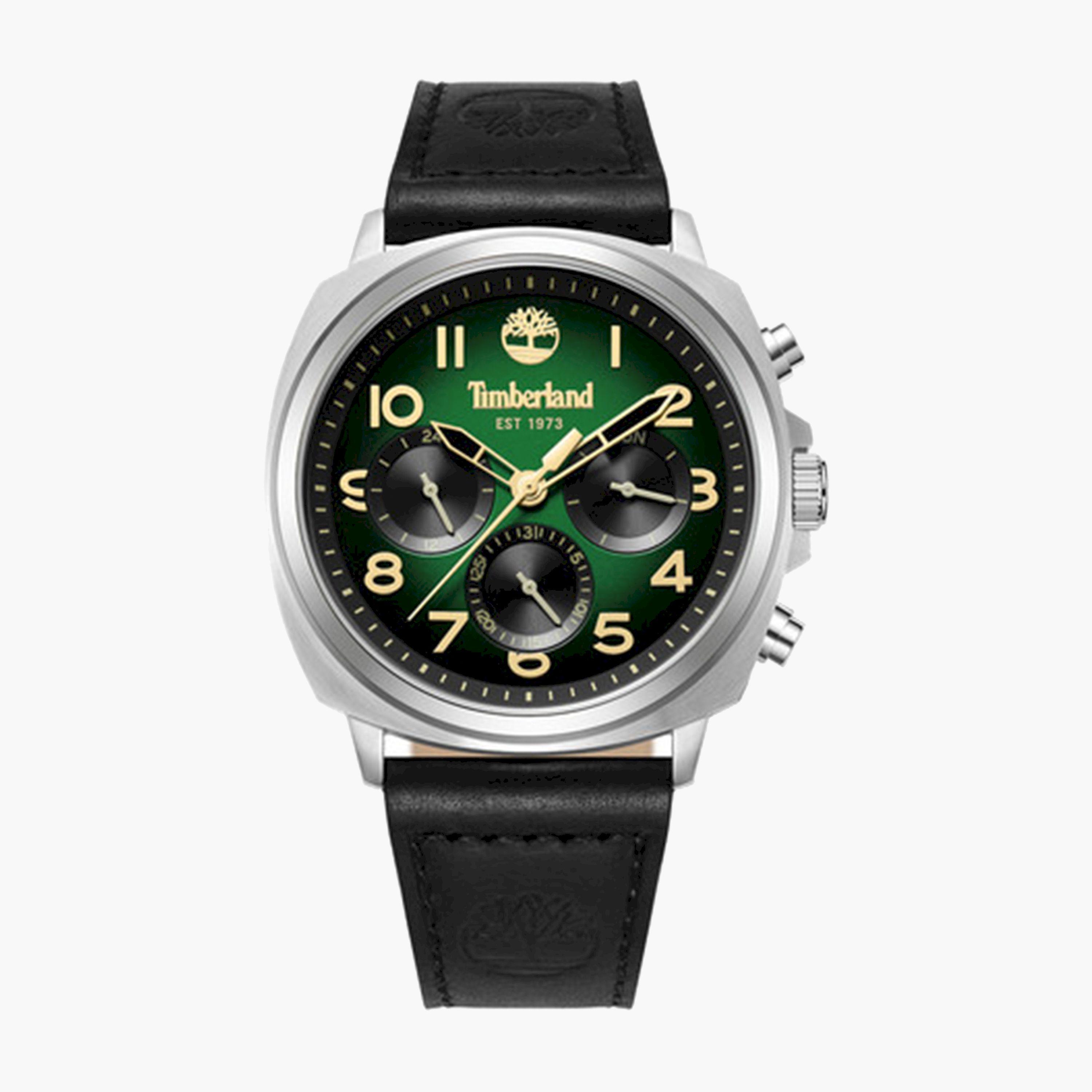 تيمبرلاند- ساعة رجالية كرونوغراف 44 مم سوار جلدي لون أسود | TDWGB0042008-men-watchesandjewellery-watches-image-1