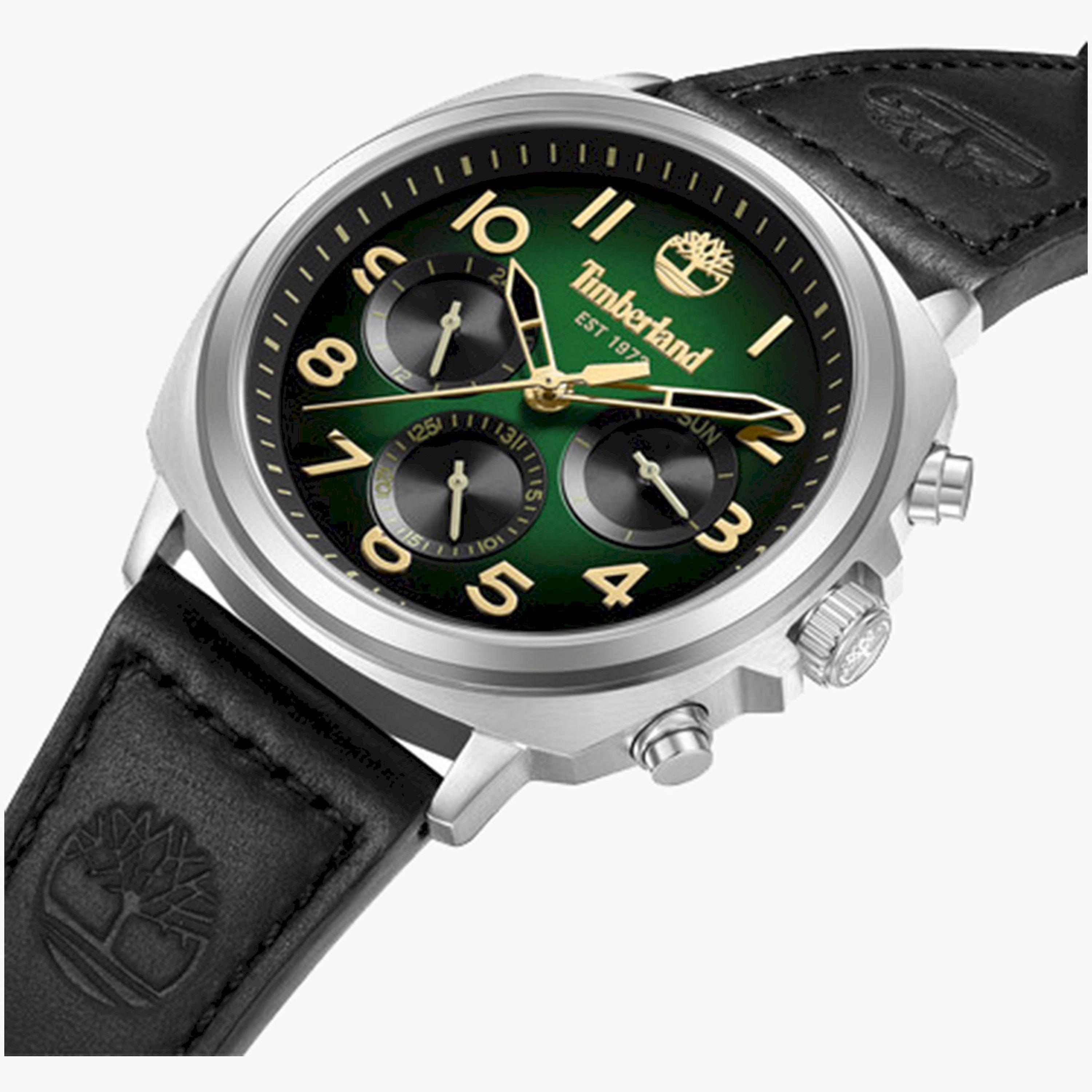 تيمبرلاند- ساعة رجالية كرونوغراف 44 مم سوار جلدي لون أسود | TDWGB0042008-men-watchesandjewellery-watches-image-2