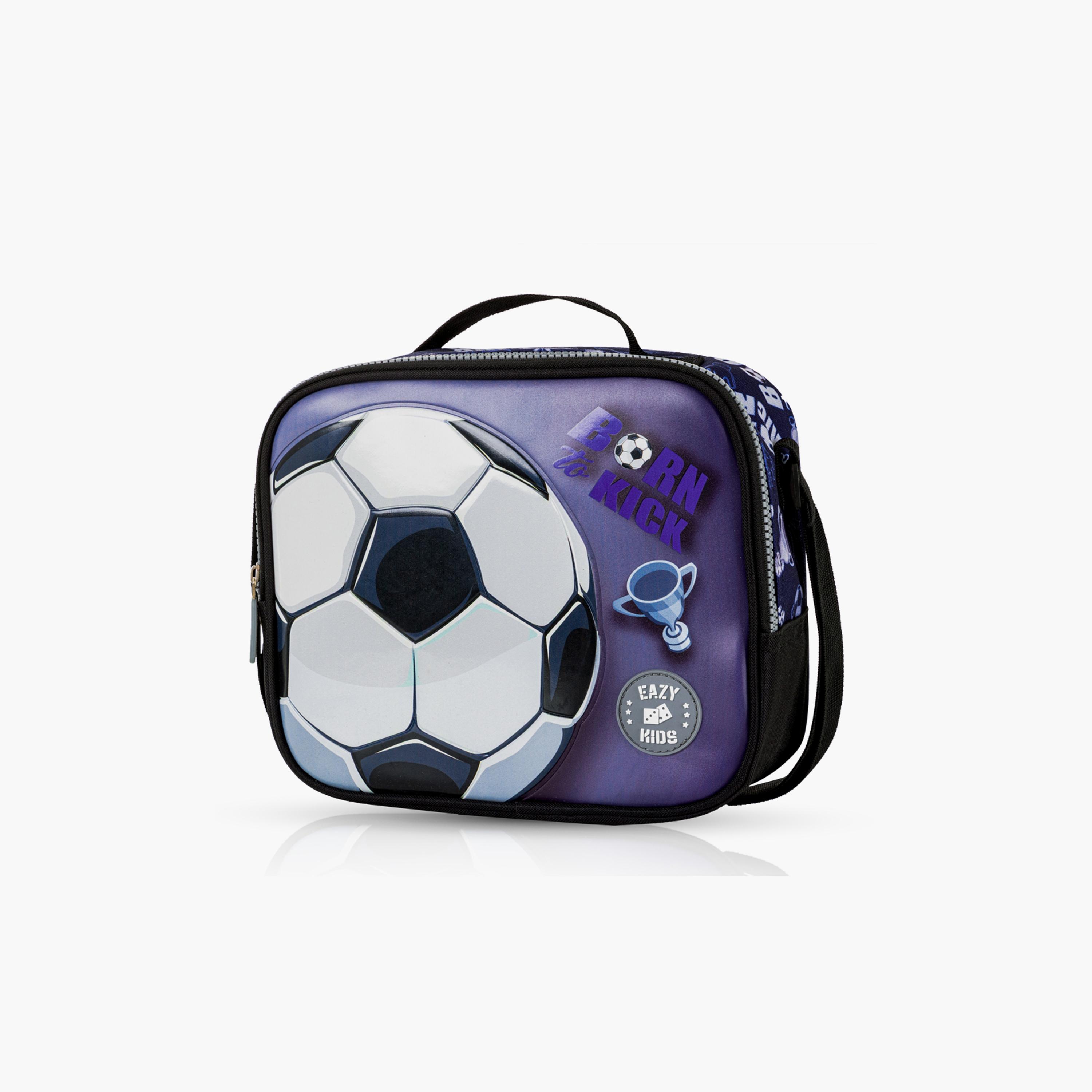 Eazy Kids Printed Backpack with Lunch Bag & Pencil Case - Football - 18 Inch-school-bagsandbackpacks-sets-image-7