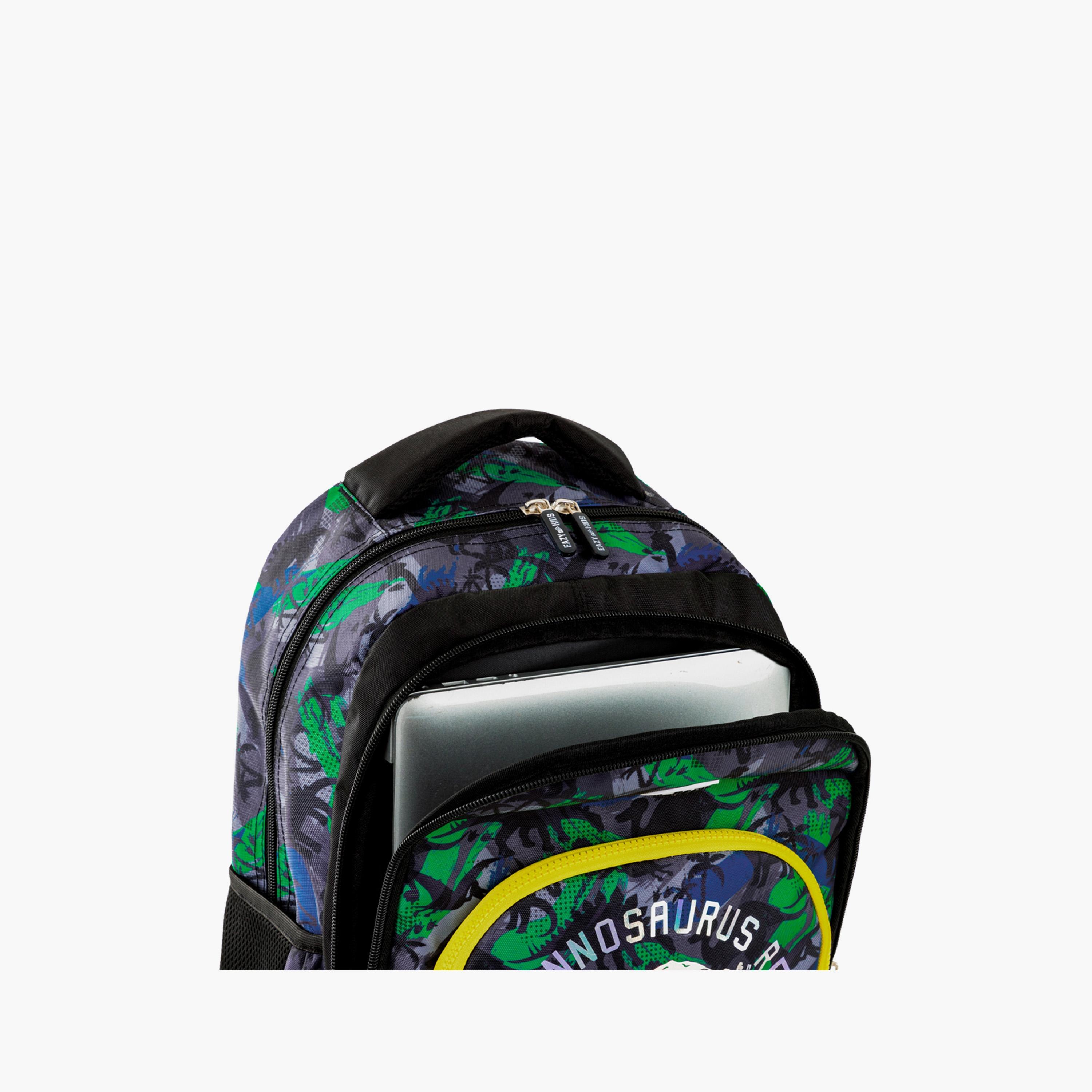 Eazy Kids Printed Backpack with Lunch Bag & Pencil Case - T-Rex - 17 Inch-school-bagsandbackpacks-sets-image-7