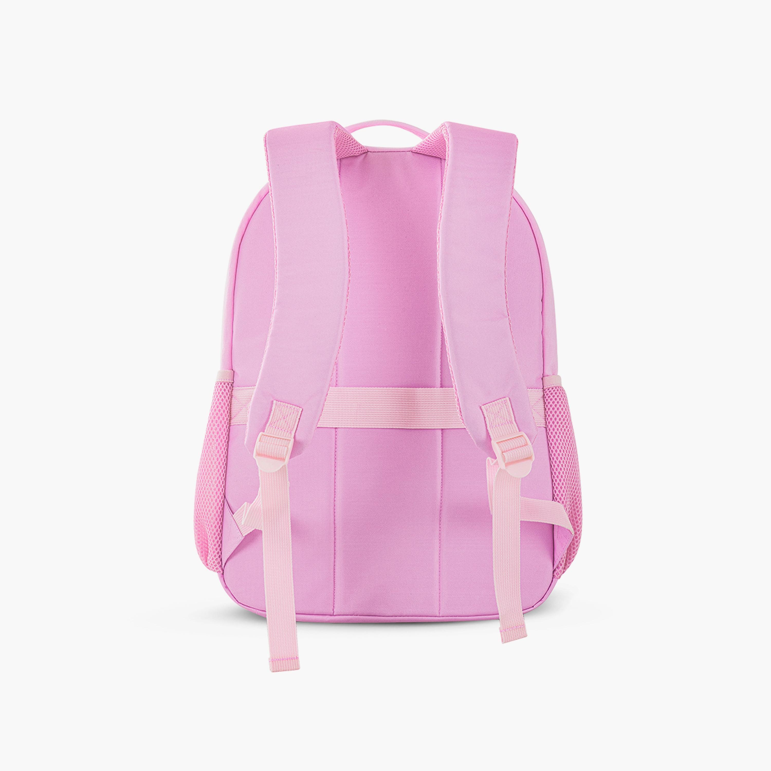 Eazy Kids Printed Backpack with Lunch Bag & Pencil Case - Sugar Pop - Pink - 17 Inch-school-bagsandbackpacks-sets-image-7