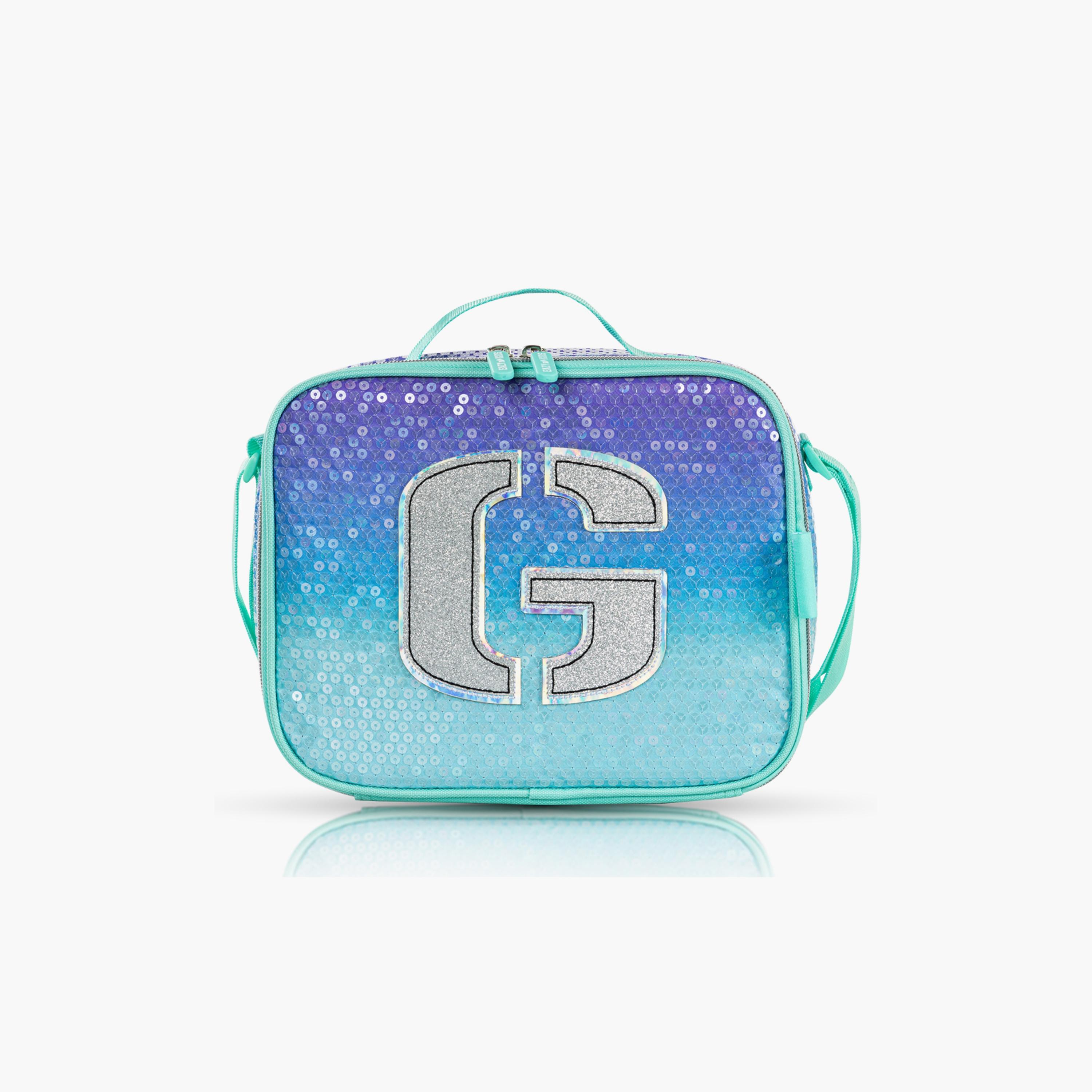 Eazy Kids Printed Backpack with Lunch Bag & Pencil Case - Girl Glitter - Green - 17 Inch-school-bagsandbackpacks-sets-image-7