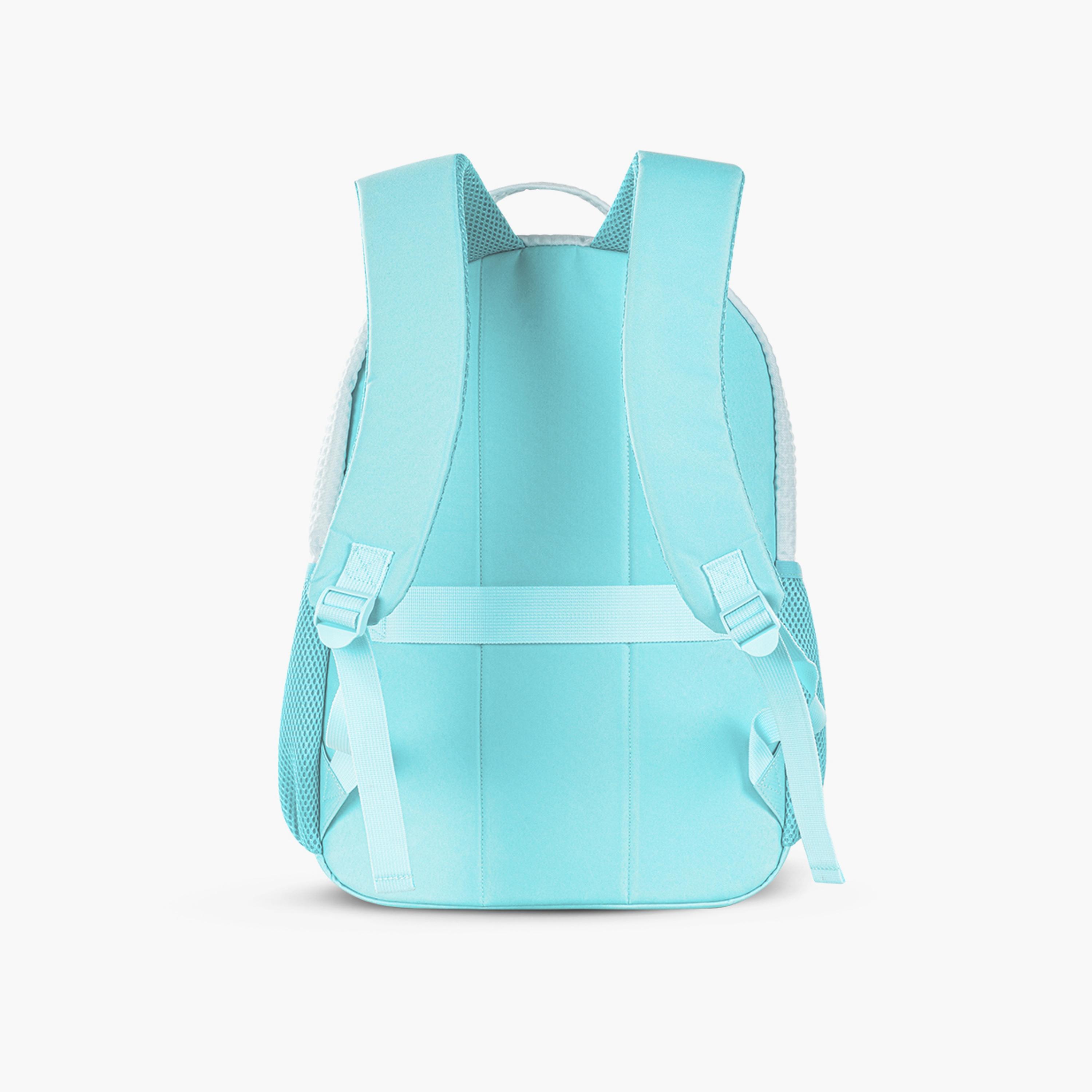 Eazy Kids Printed Backpack with Lunch Bag & Pencil Case - Floral - Green - 18 Inch-school-bagsandbackpacks-sets-image-8