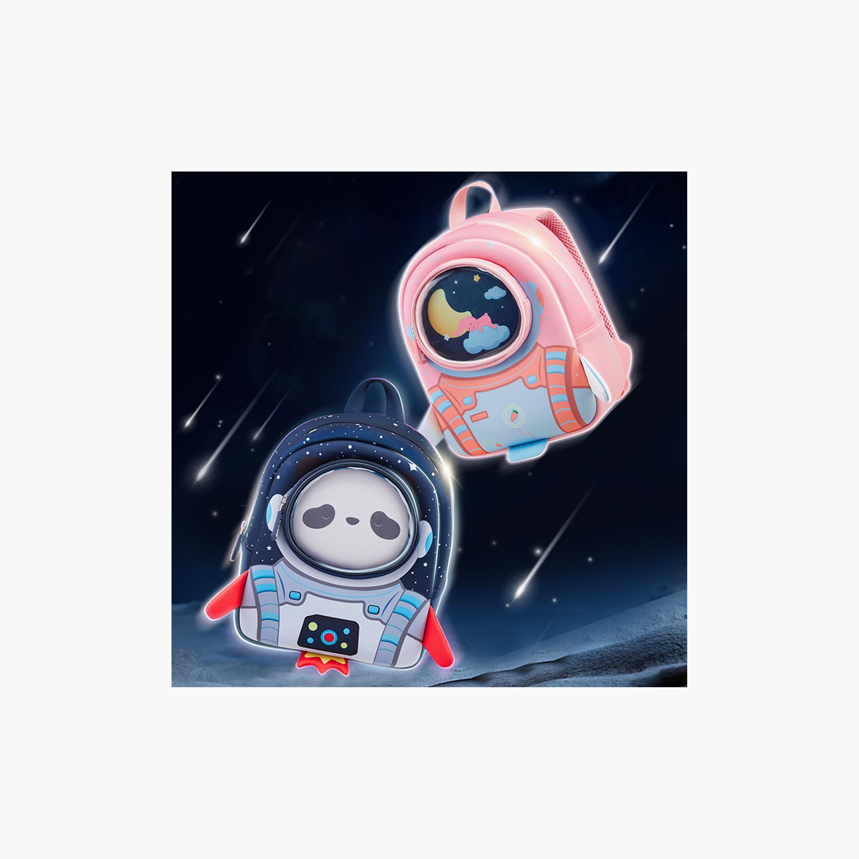 حقيبة مدرسية ثلاثية الأبعاد من نوهوو - رائد فضاء - وردي - 10 بوصات-school-bagsandbackpacks-backpacks-image-3