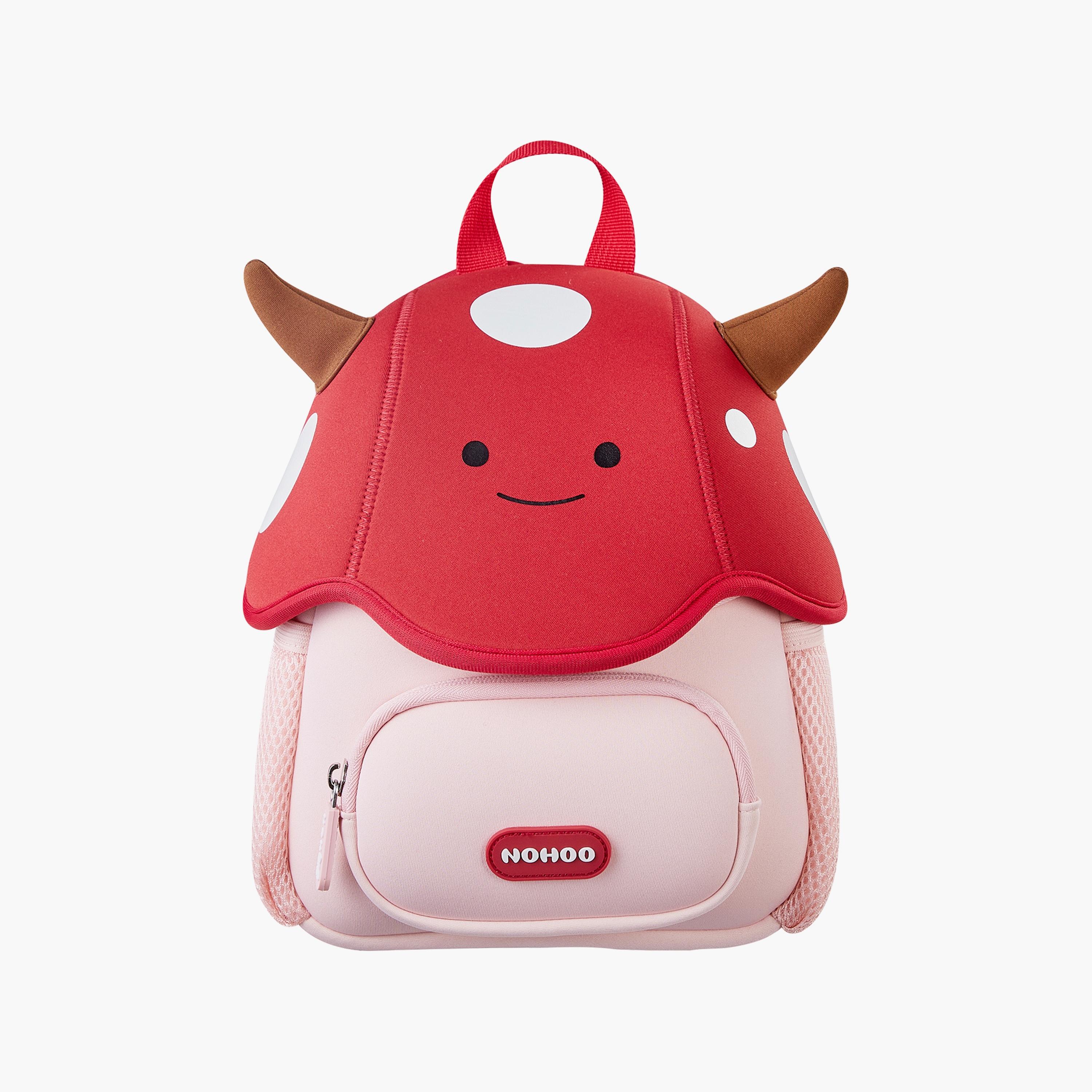 حقيبة مدرسية ثلاثية الأبعاد من نوهوو - ملاك لطيف - أحمر - 10 بوصات-school-bagsandbackpacks-backpacks-image-1