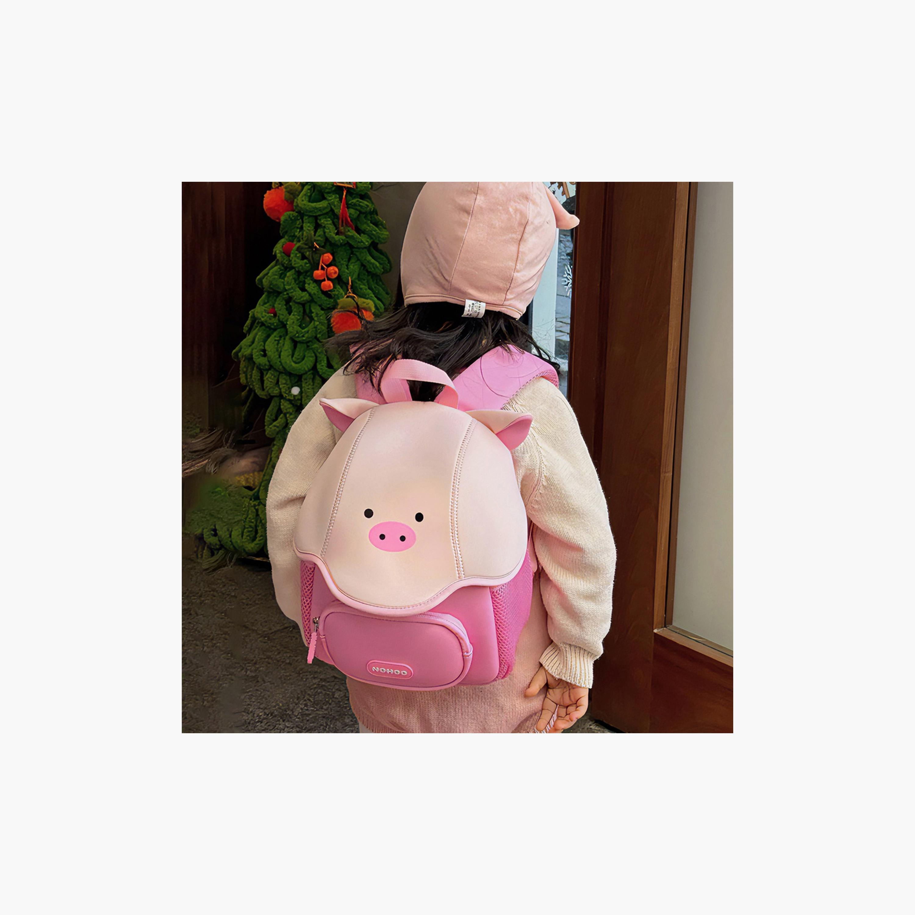 Nohoo 3D School Bag - Cute Peppa - Pink - 10 Inch-school-bagsandbackpacks-backpacks-image-2