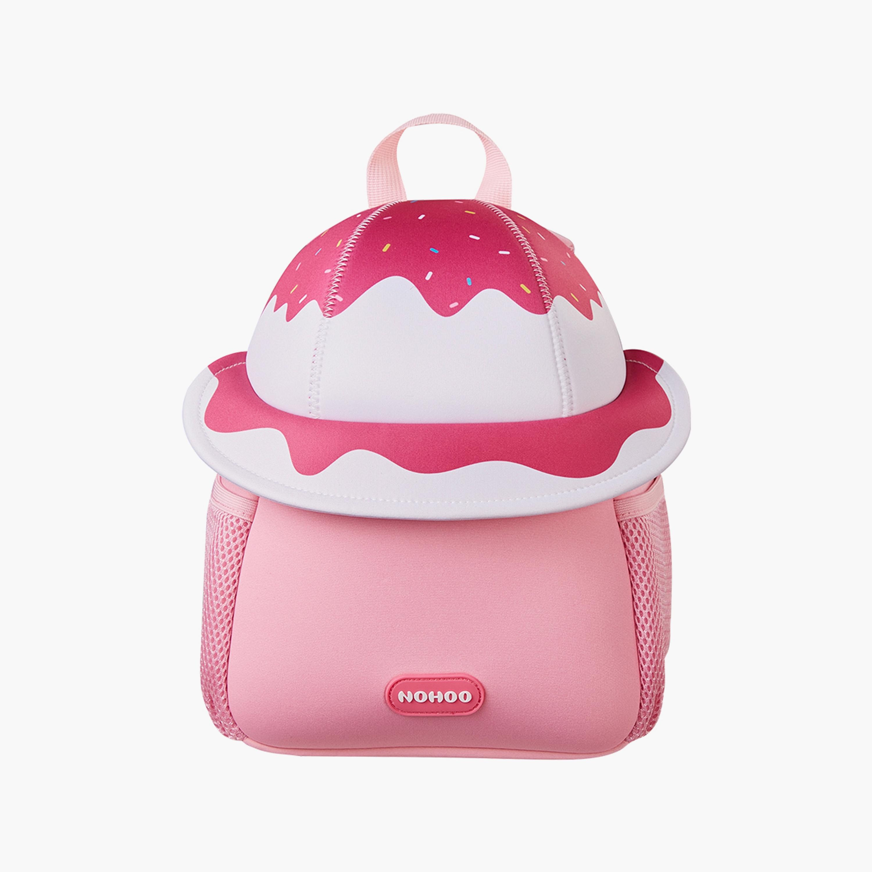 حقيبة مدرسية ثلاثية الأبعاد من نوهوو - مارشميلو لطيف - وردي - 10 بوصات-school-bagsandbackpacks-backpacks-image-1