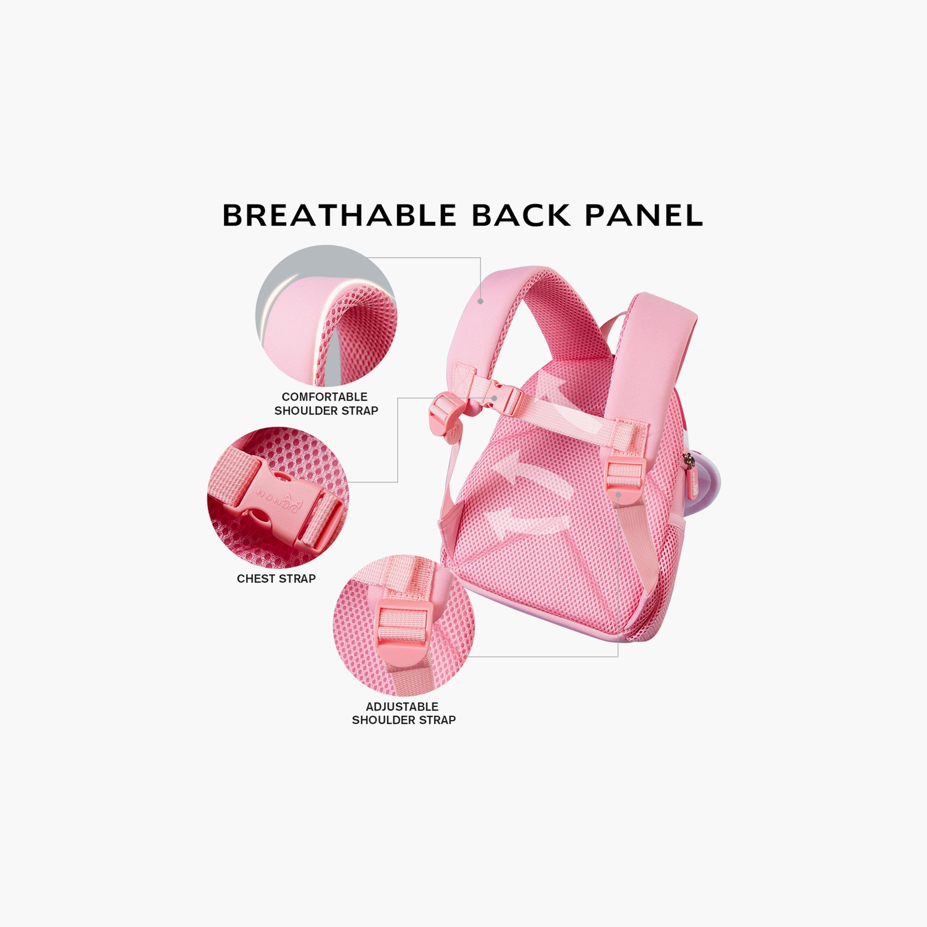حقيبة مدرسية ثلاثية الأبعاد من نوهوو - مارشميلو لطيف - وردي - 10 بوصات-school-bagsandbackpacks-backpacks-image-2