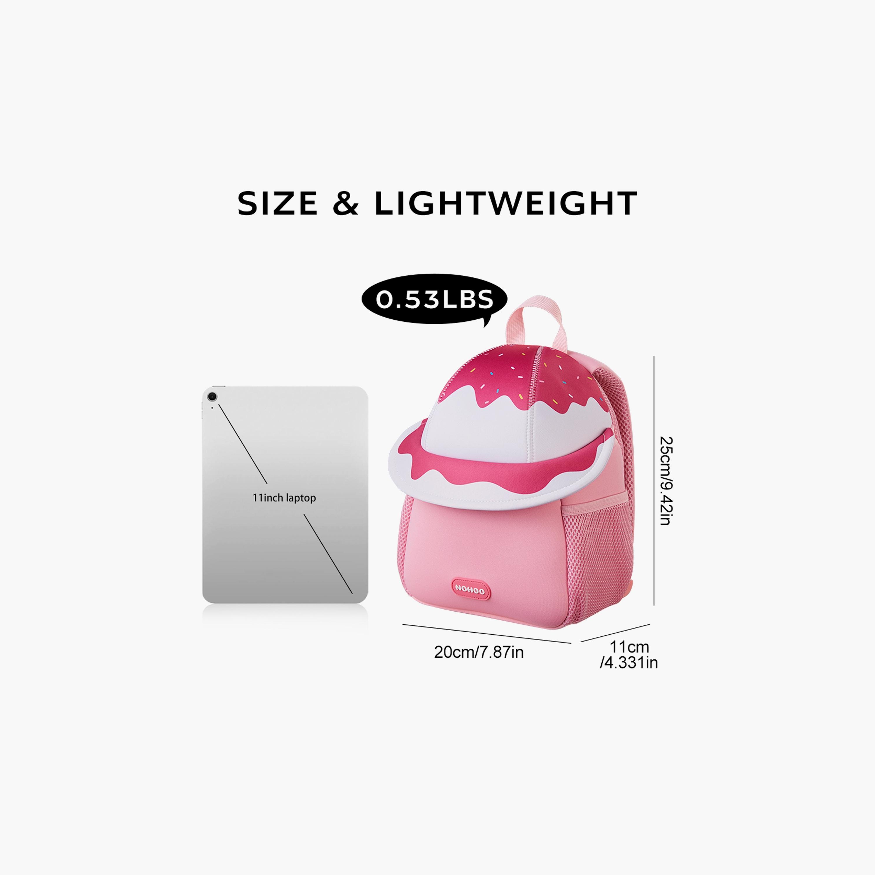 حقيبة مدرسية ثلاثية الأبعاد من نوهوو - مارشميلو لطيف - وردي - 10 بوصات-school-bagsandbackpacks-backpacks-image-7