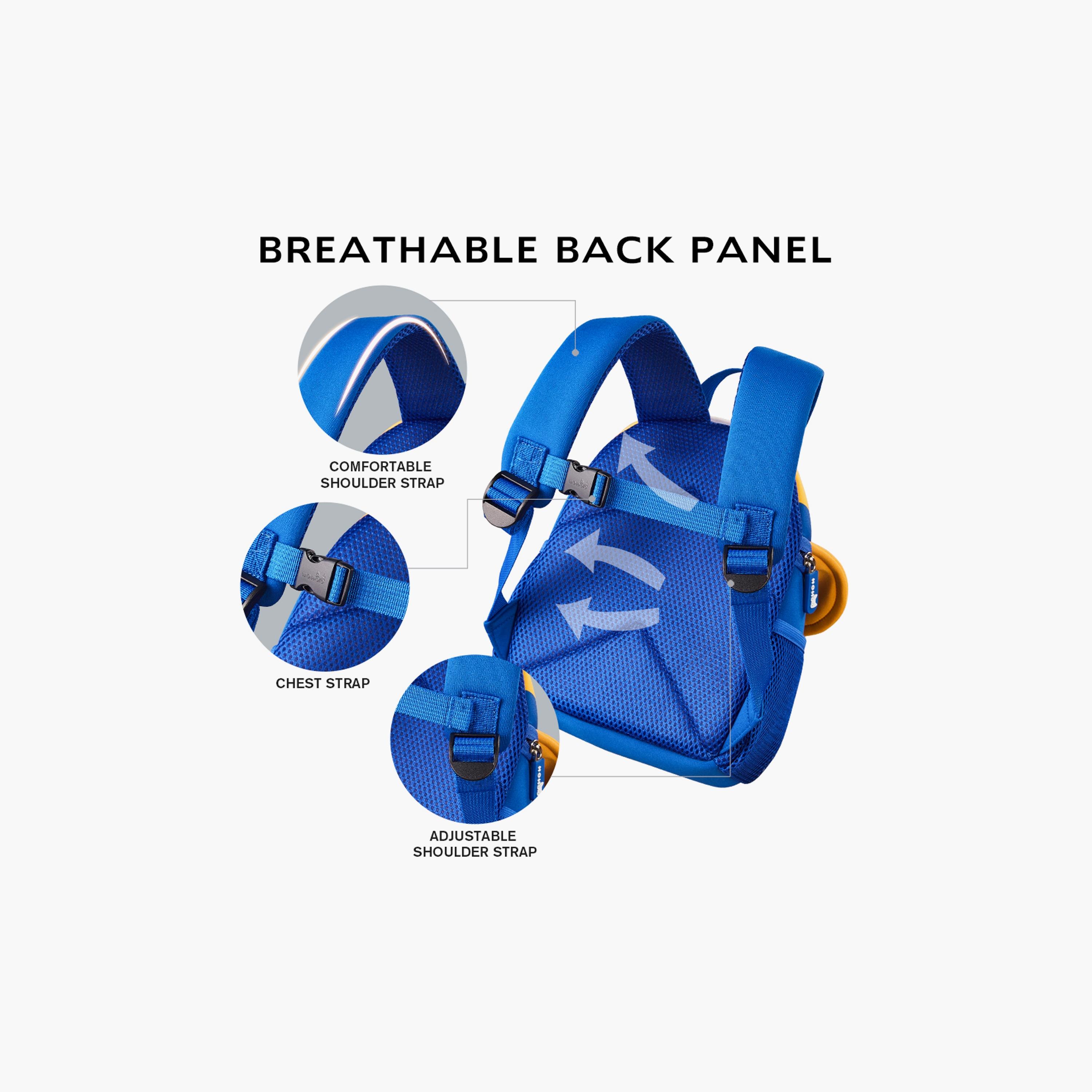 حقيبة مدرسية ثلاثية الأبعاد من نوهوو - كرة طائرة لطيفة - زرقاء - 10 بوصات-school-bagsandbackpacks-backpacks-image-4