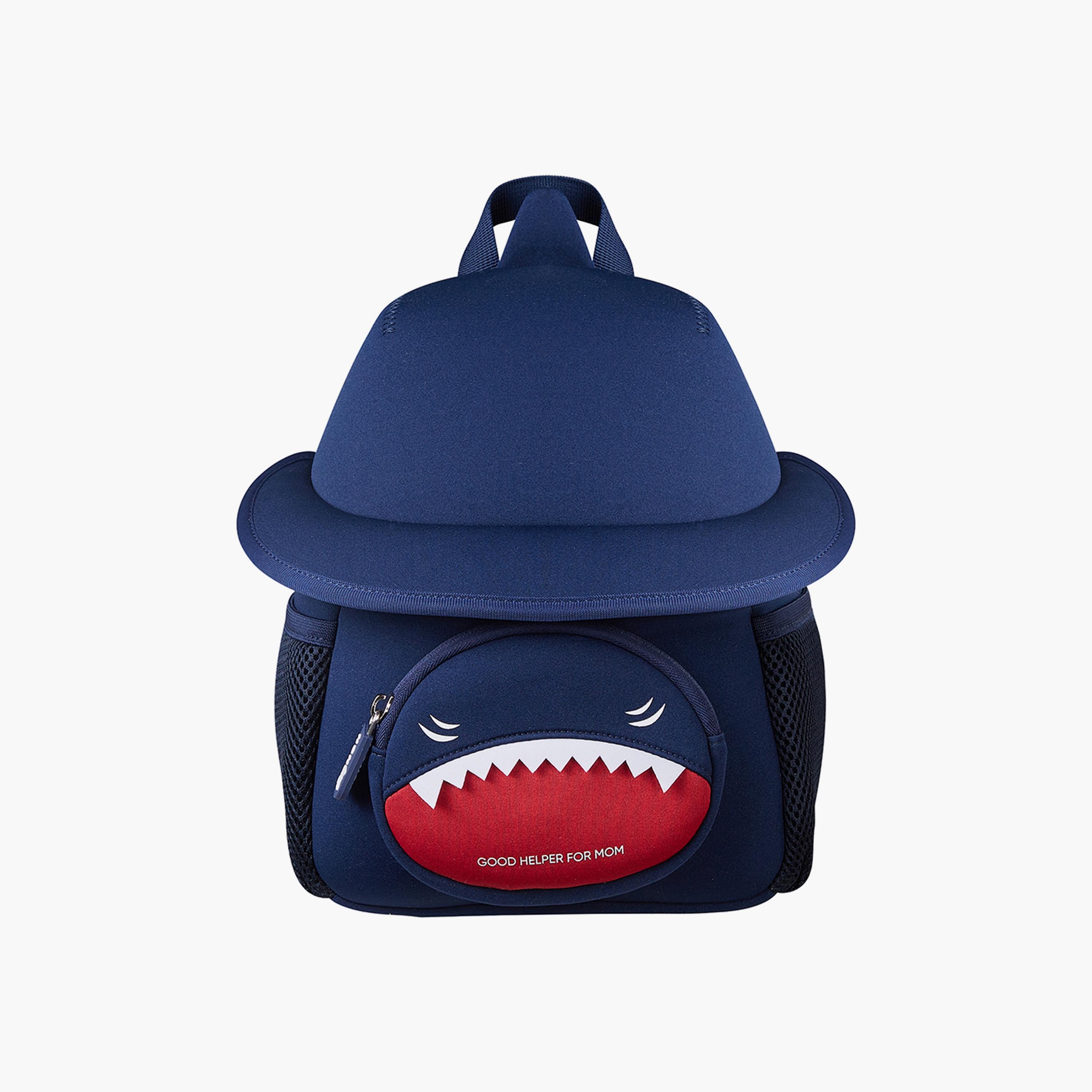 Nohoo 3D School Bag - Cute Shark - Dark Blue - 10 Inch-school-bagsandbackpacks-backpacks-image-1