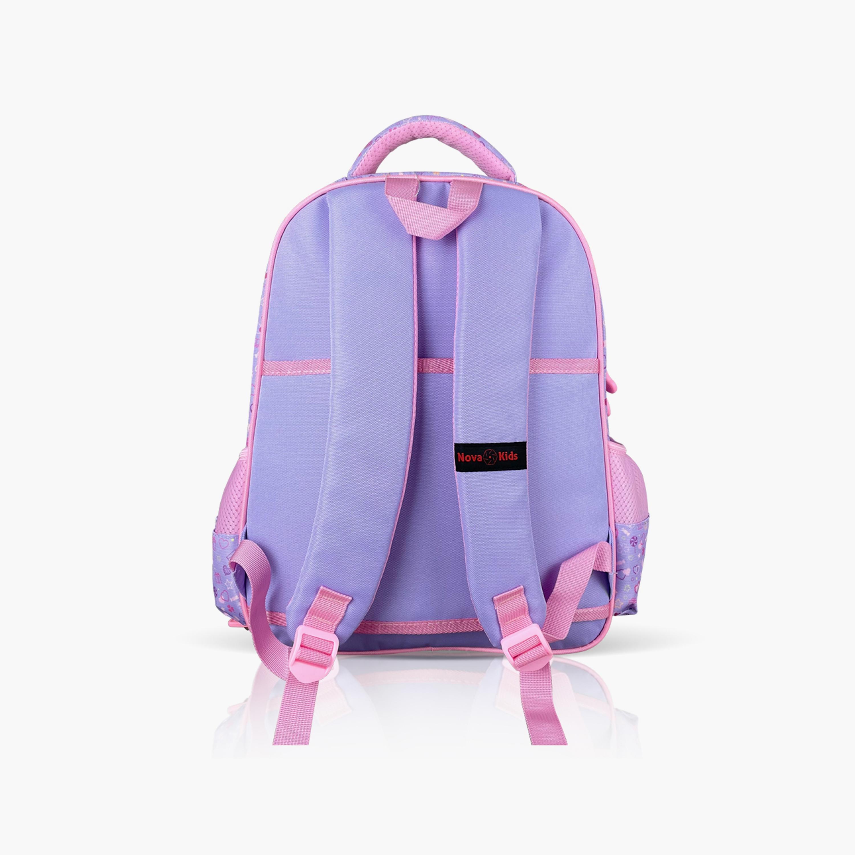 Nova Kids 3D School Bag - Ballerina - Pink - 16.5 Inch-school-bagsandbackpacks-backpacks-image-6