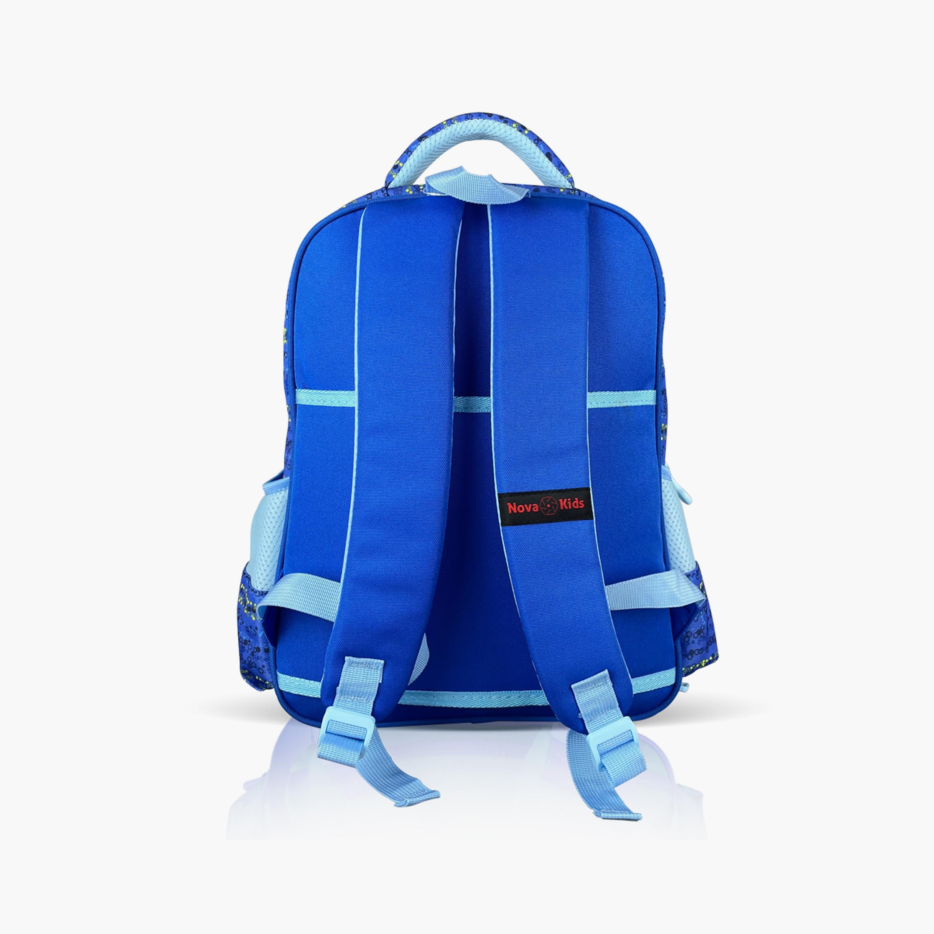 Nova Kids 3D School Bag - Skater - Blue - 16.5 Inch-school-bagsandbackpacks-backpacks-image-6