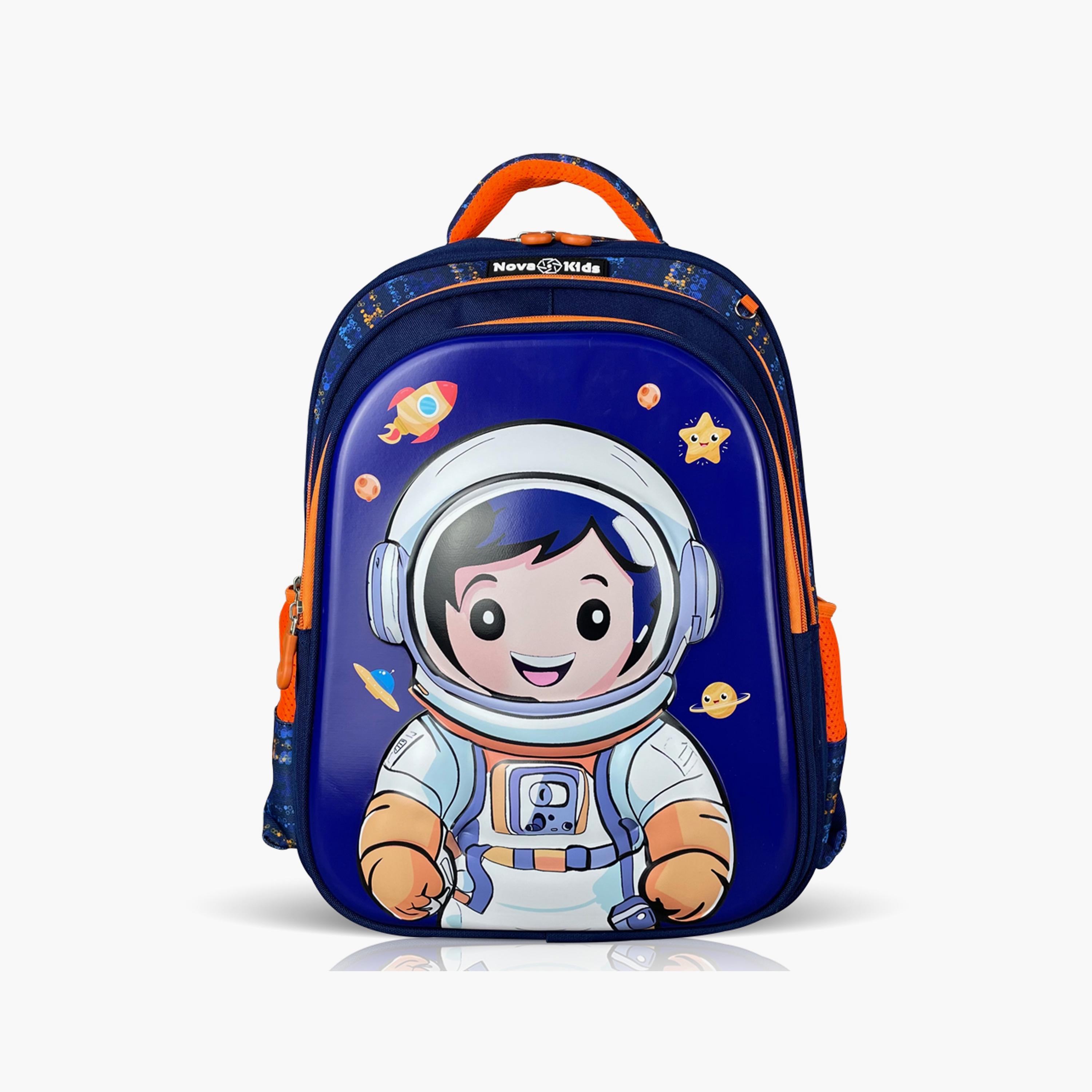 حقيبة مدرسية ثلاثية الأبعاد من نوفا كيدز - رائد فضاء - أزرق - 16.5 بوصة-school-bagsandbackpacks-backpacks-image-1