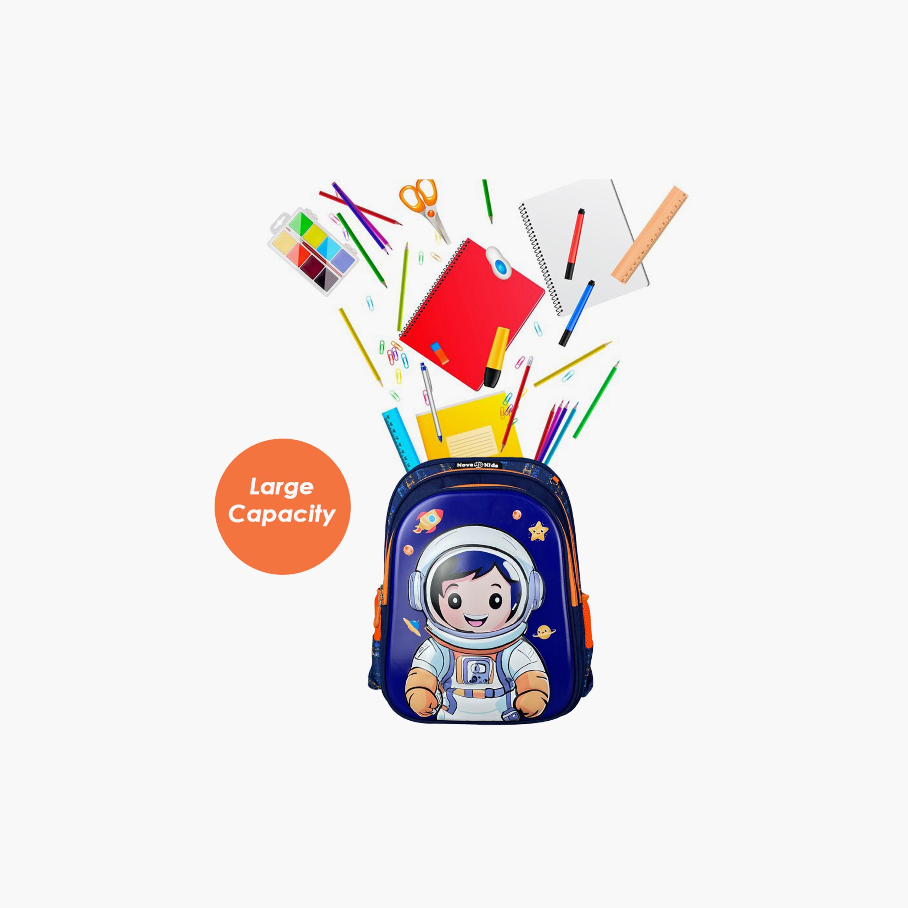 حقيبة مدرسية ثلاثية الأبعاد من نوفا كيدز - رائد فضاء - أزرق - 16.5 بوصة-school-bagsandbackpacks-backpacks-image-9
