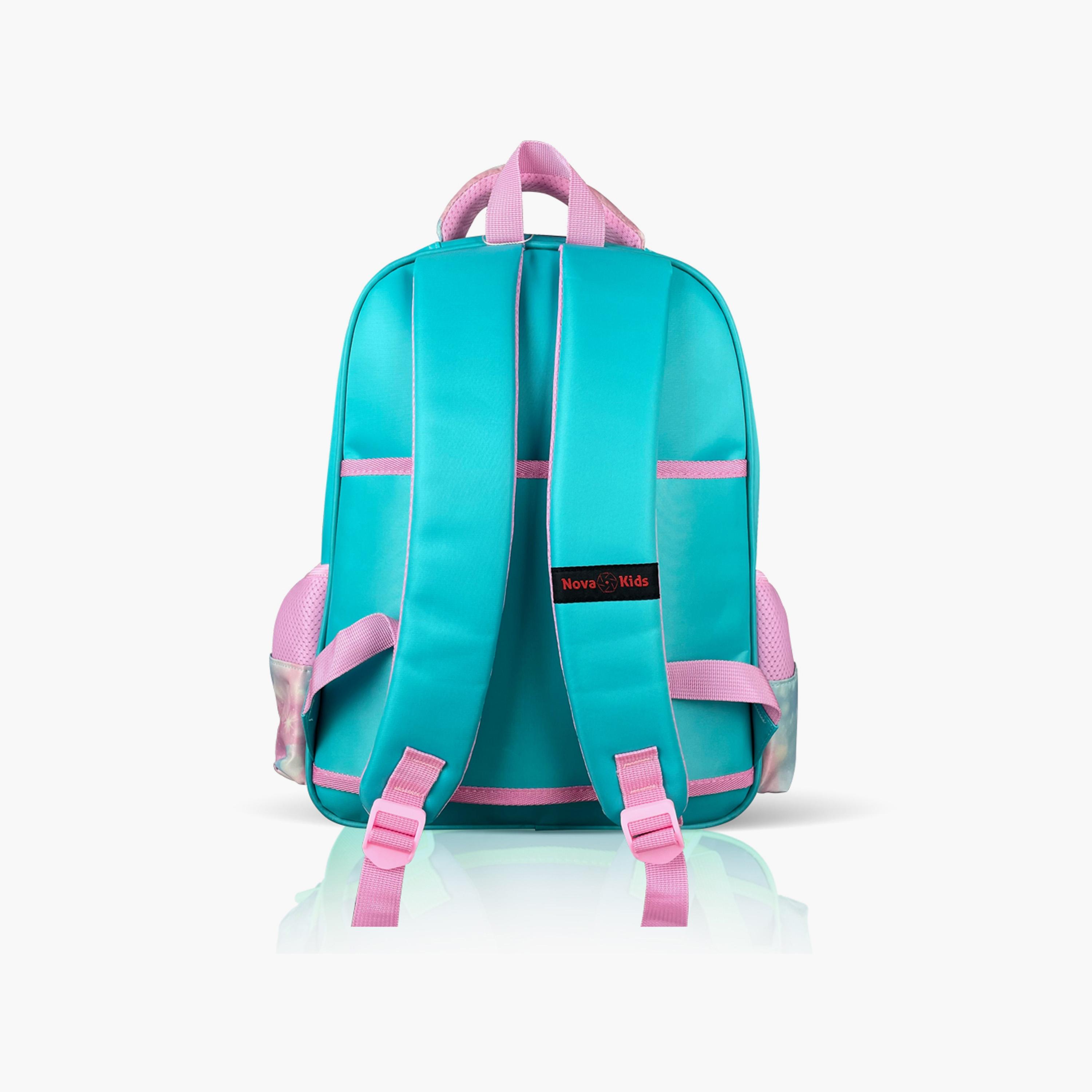 Nova Kids 3D School Bag - Daisy - Green - 16.5 Inch-school-bagsandbackpacks-backpacks-image-6