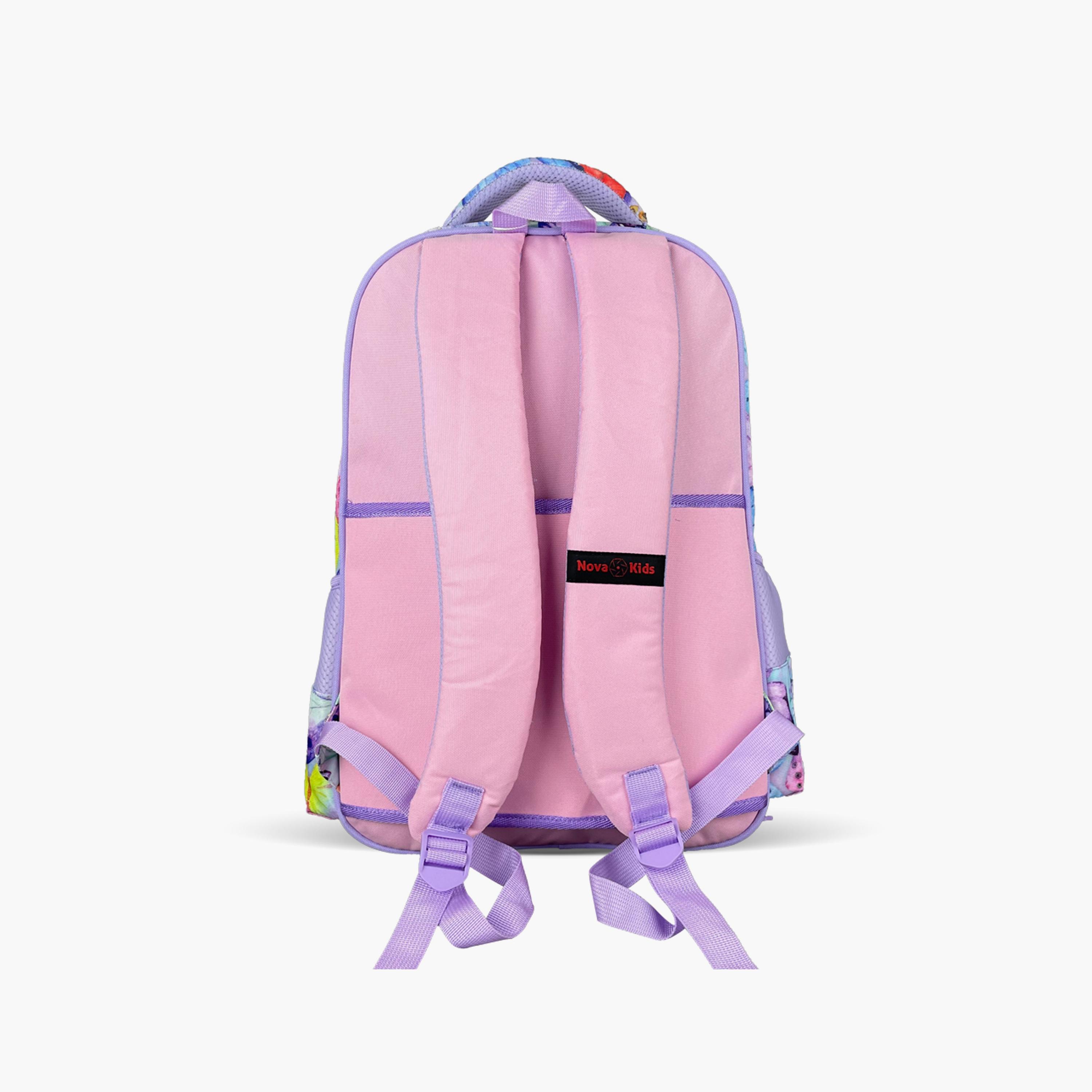 Nova Kids School Bag - Butterfly - Purple - 17.5 Inch-school-bagsandbackpacks-backpacks-image-6