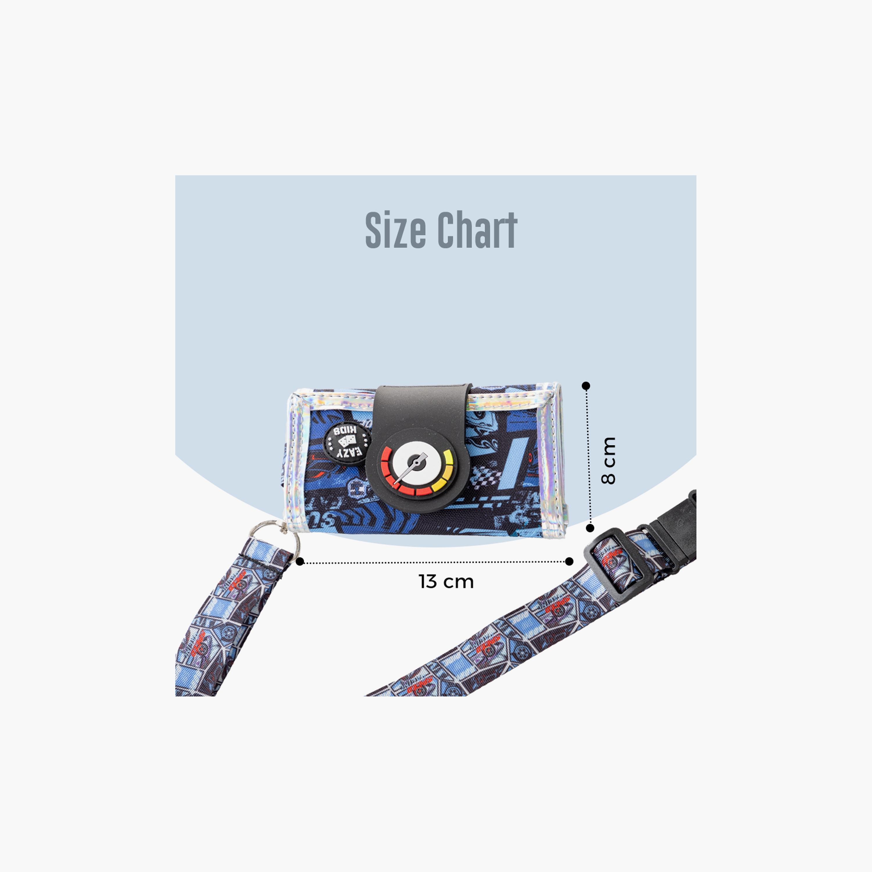 Eazy Kids Printed Wallet - Drift Racing-boys-accessories-bagsandbackpacks-image-4