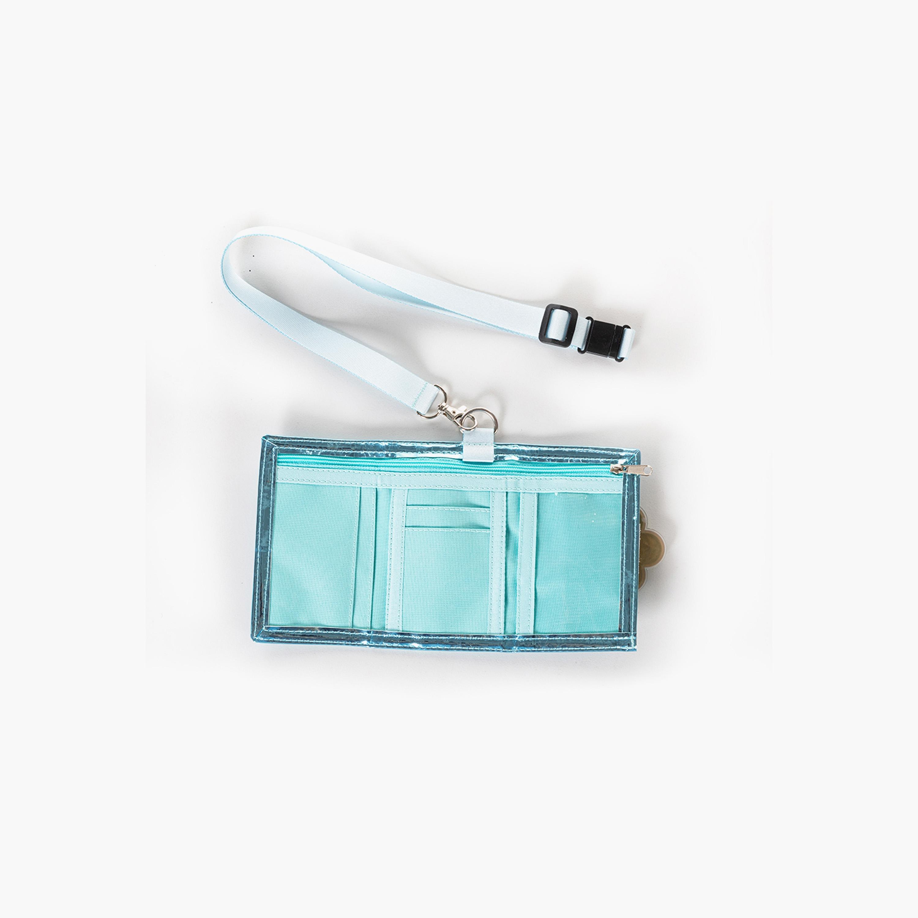 Eazy Kids Printed Wallet - Flower - Green-girls-accessories-bags-image-3