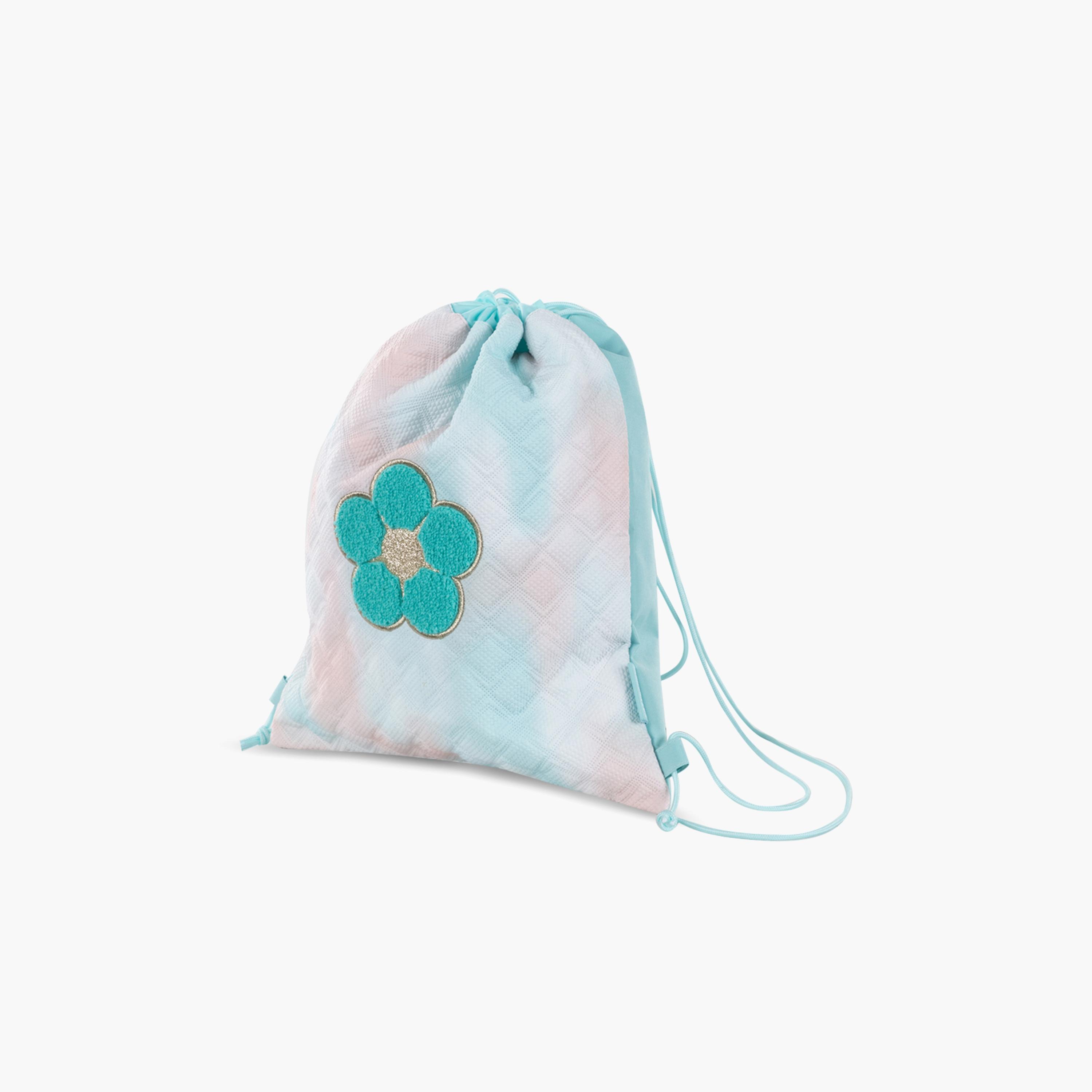 حقيبة مطبوعة برباط من إيزي كيدز - زهرة الأقحوان الخضراء-girls-accessories-bags-image-1