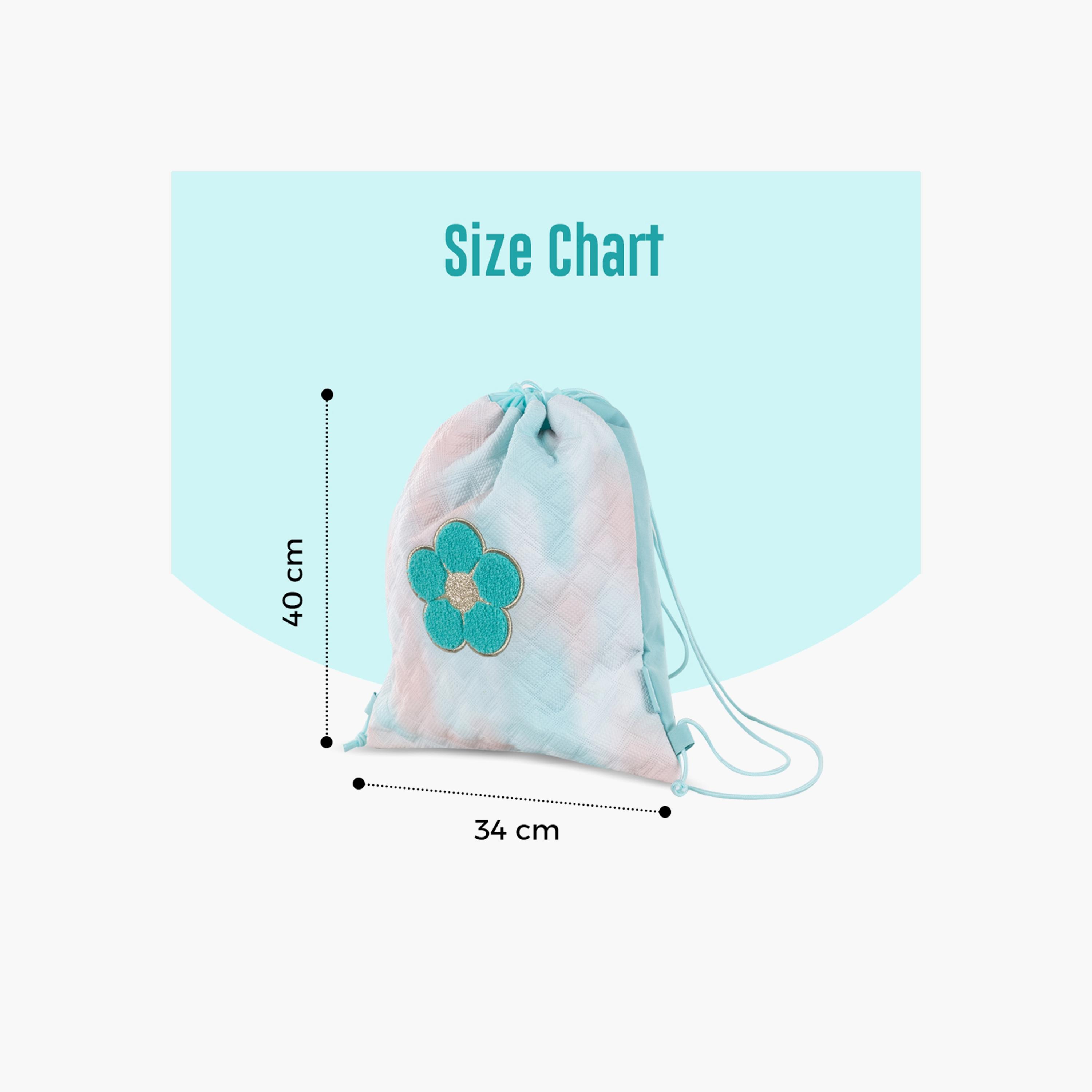 حقيبة مطبوعة برباط من إيزي كيدز - زهرة الأقحوان الخضراء-girls-accessories-bags-image-3