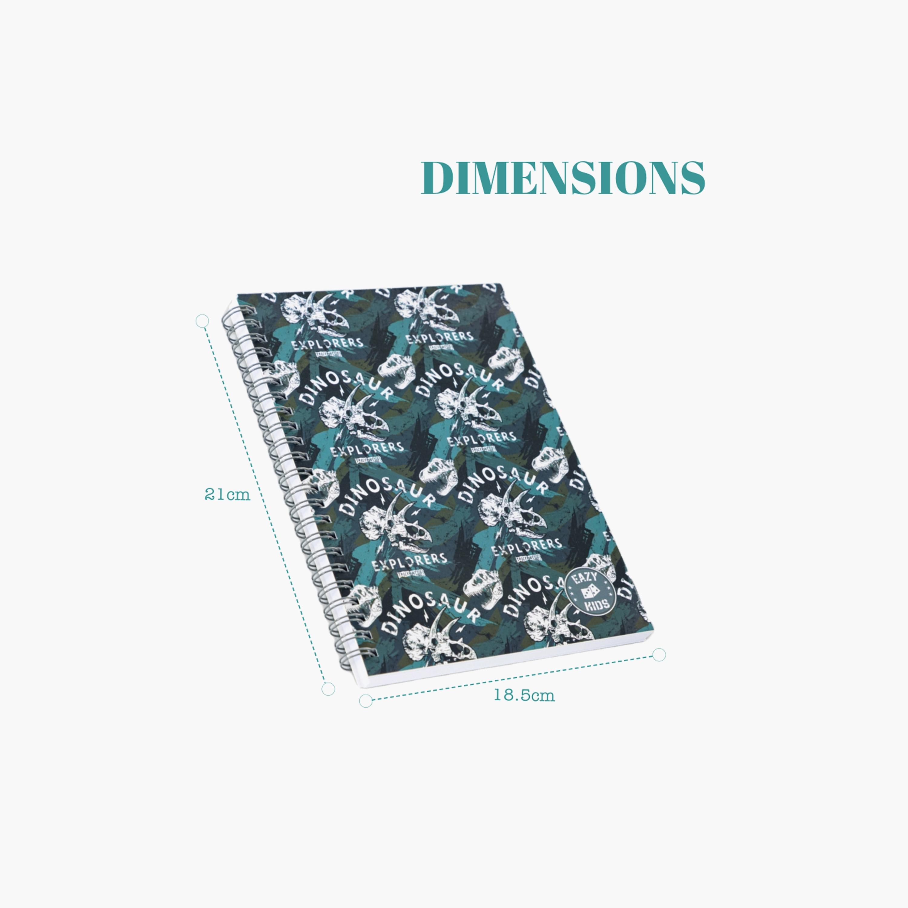 Eazy Kids Printed Spiral Diary - Chasing Dreams-school-stationery-notebooks-image-3