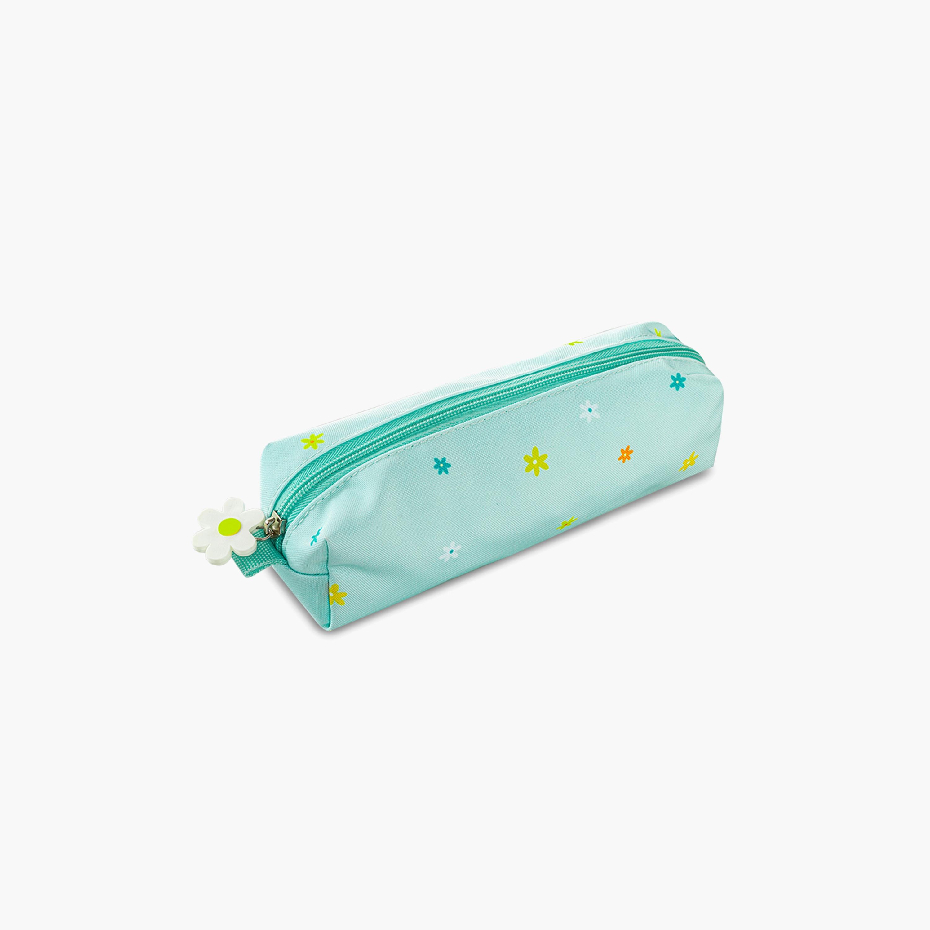 Eazy Kids Printed School Bag with Lunch Bag & Pencil Case - Little Daisy - Green - 17 Inch-school-bagsandbackpacks-sets-image-9