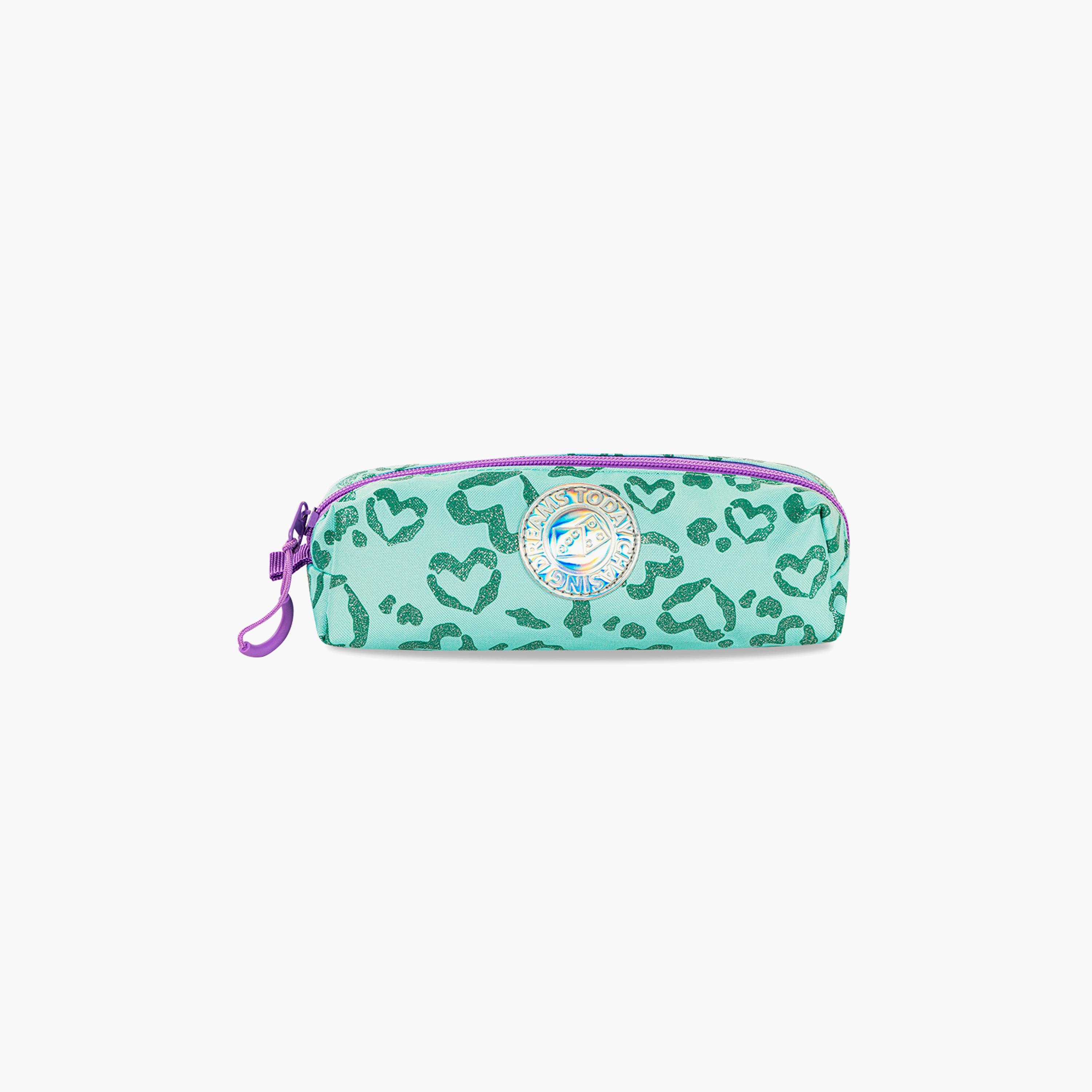 Eazy Kids Printed School Bag with Lunch Bag & Pencil Case - Love - Green - 17 Inch-school-bagsandbackpacks-sets-image-2