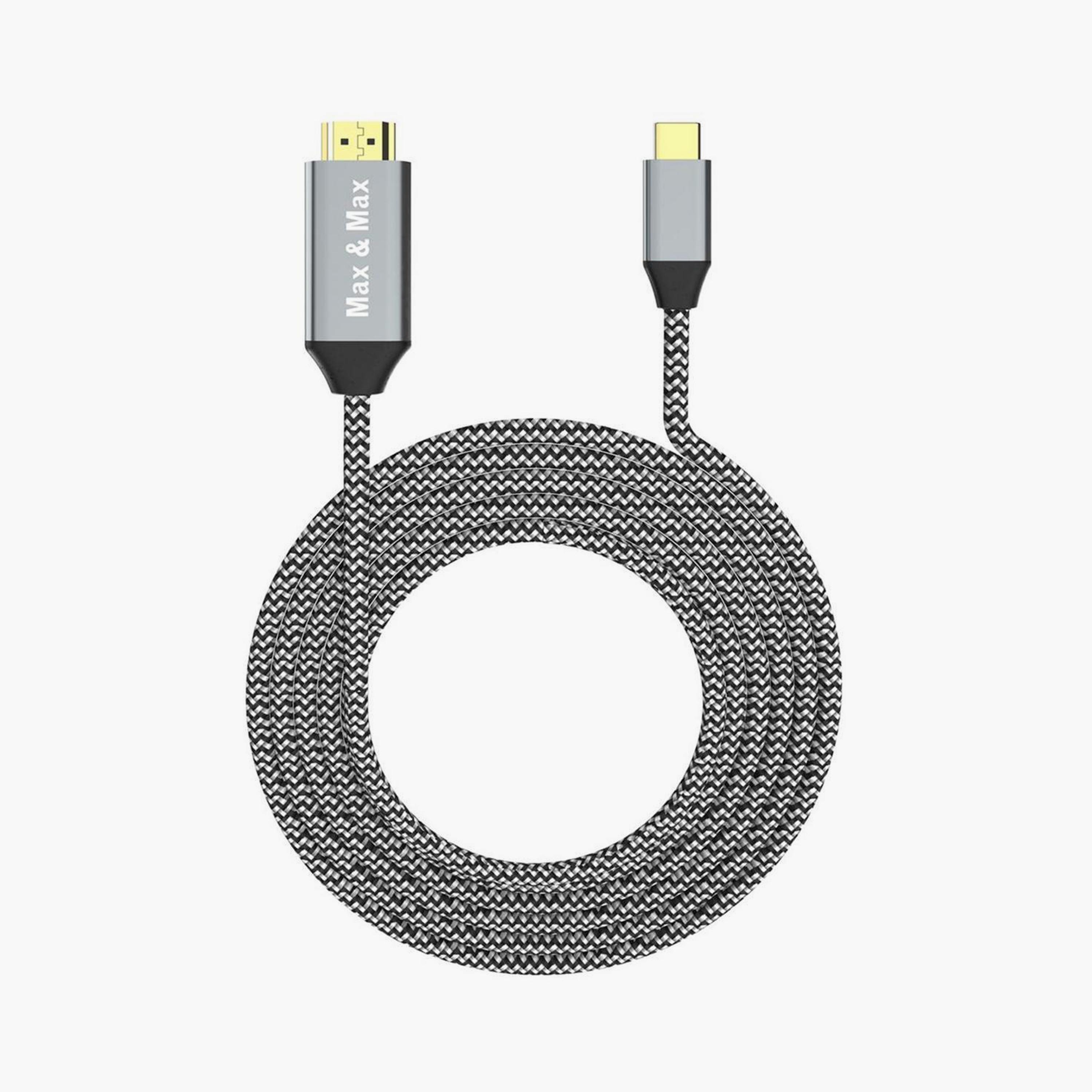 Max & Max HDMI To Type-C Cable|HDTC1-electronics-accessories-mobileaccesories-image-1